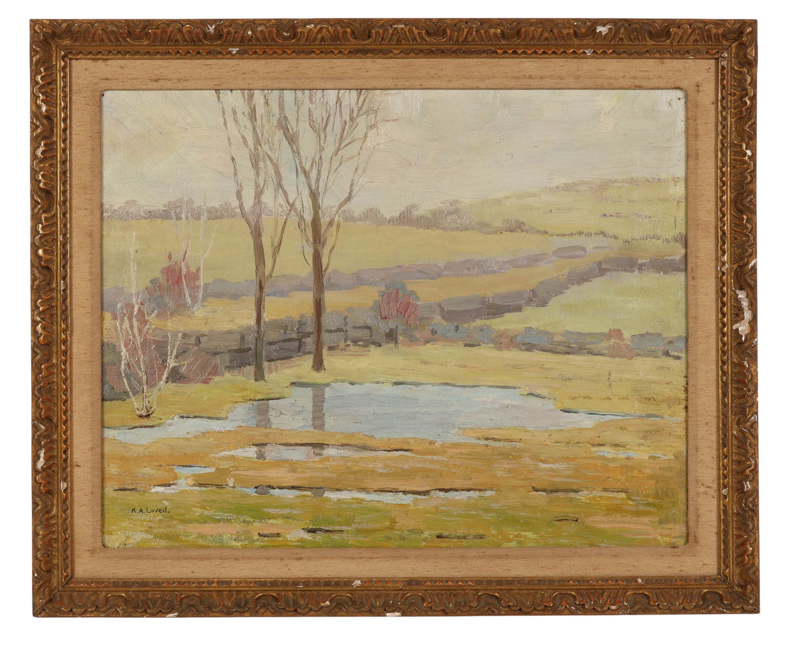 Katherine Lovell 1877-1965 Landscape Oil Painting (1 of 9)