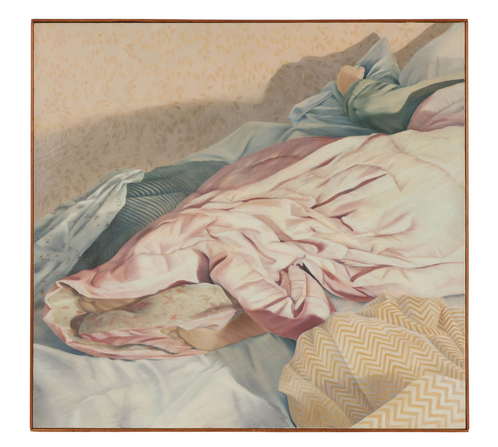 Gwen Gugell b.1948 Bed Sheets and Arm Oil Painting (1 of 6)