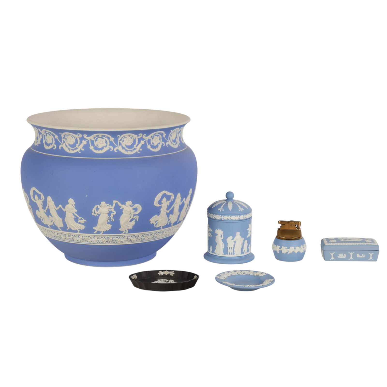 Wedgwood Jasperware Jardiniere Planter Box Dishes (1 of 10)