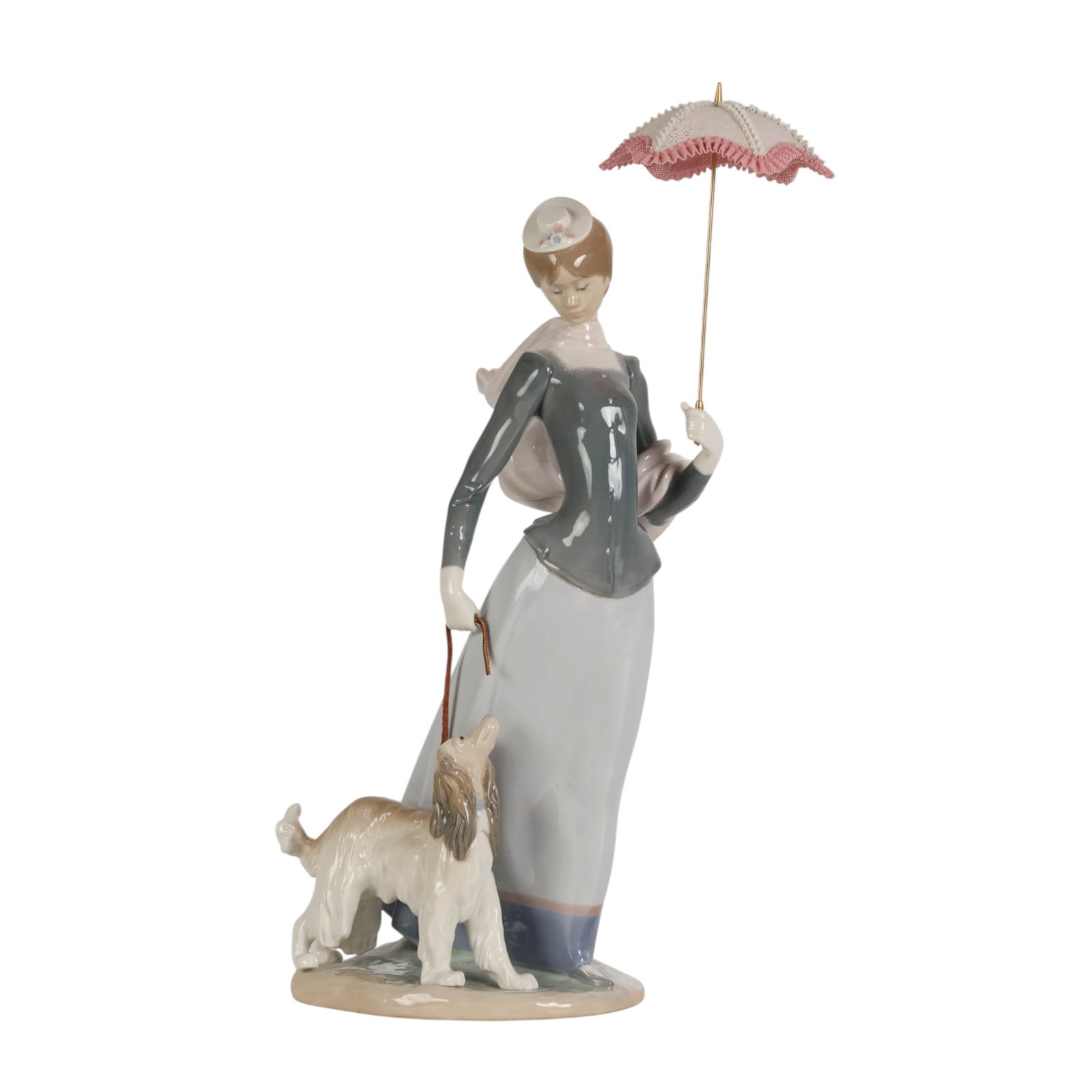 Lladro Lady w/ Shawl #4914 Porcelain Figurine 17" (1 of 8)