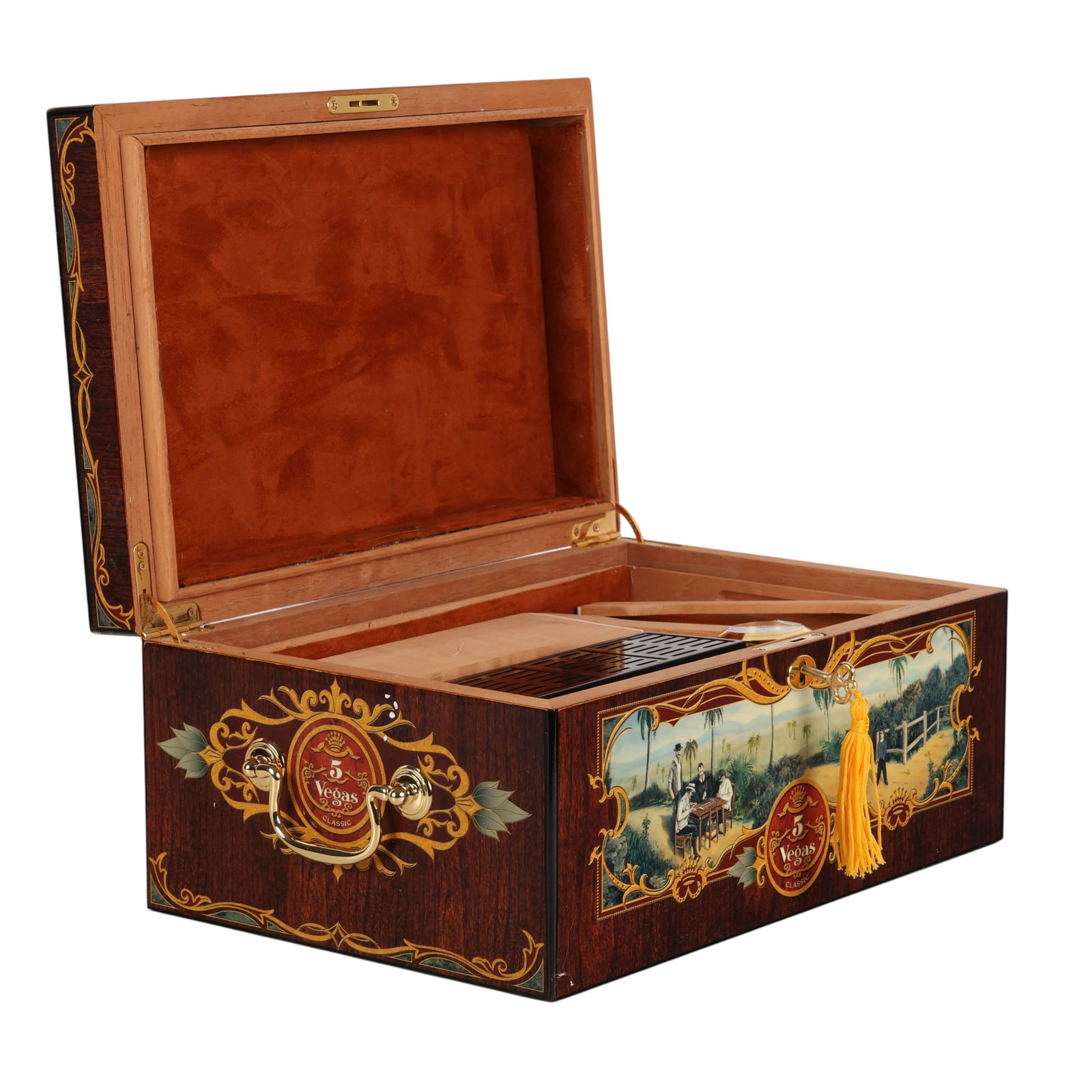 5 Vegas Classic Cigar Humidor Presentation Case (1 of 7)