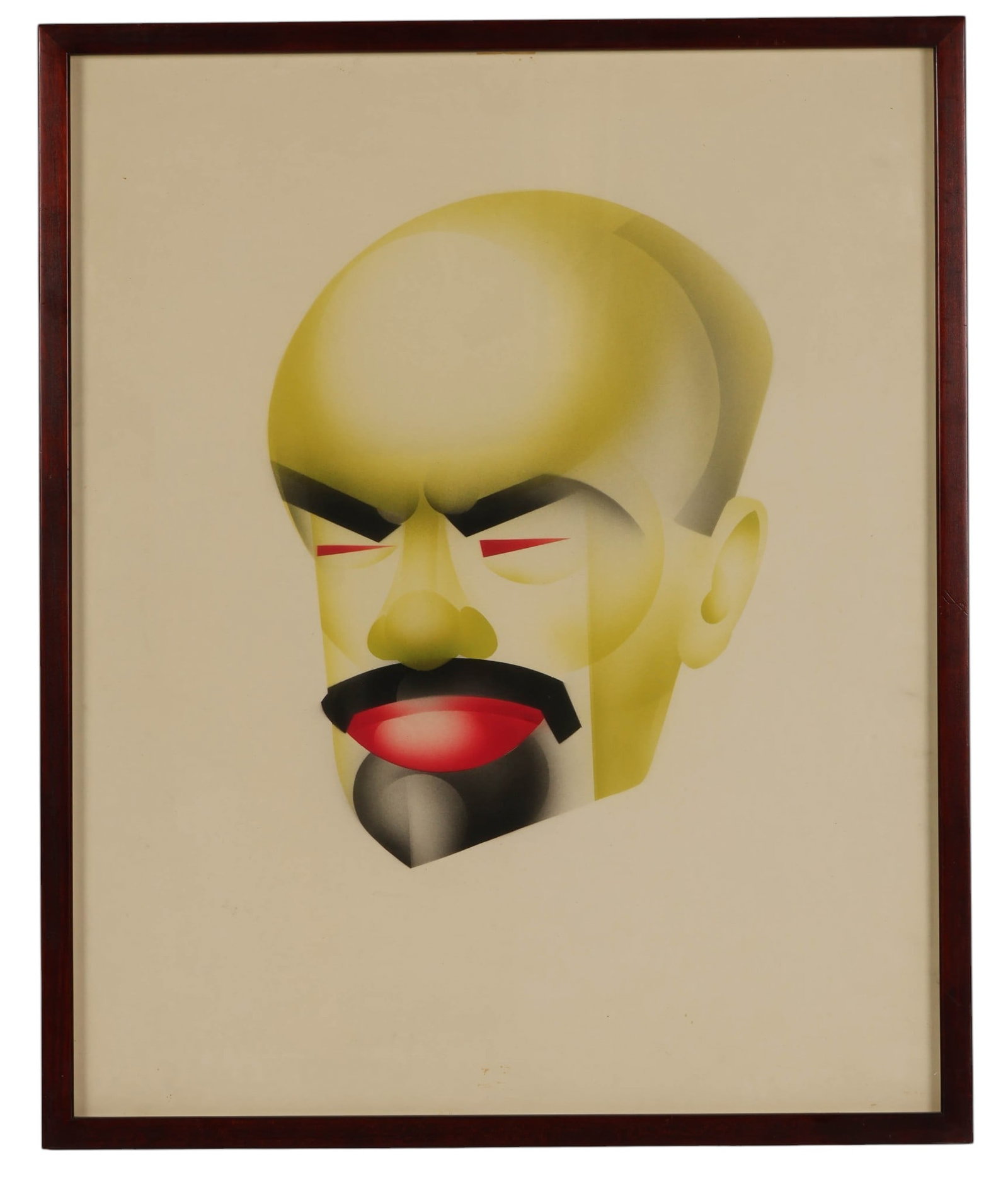 Bernard Romein 1894-1957 Lenin Airbrush Portrait (1 of 6)