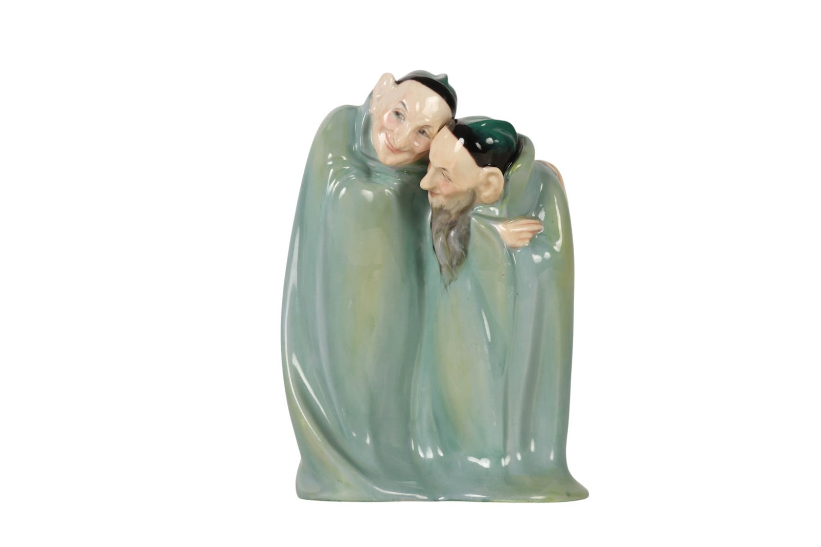 Royal Doulton Spooks HN88 Porcelain Figurine: Royal Doulton England, Harry Tittensor (British, 1887-1942), Spooks HN88 porcelain figurine. This early example is considered among the most desirable in the brand's HN series. Depicts two sinister fi