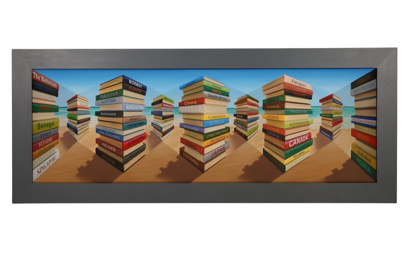 Patrick Hughes b.1939 Reverspective Optic Painting (1 of 8)