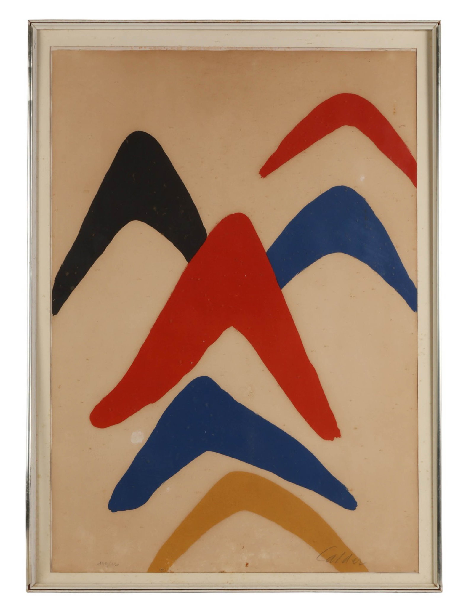 Alexander Calder 1898-1976 Boomerangs Litho SIGNED (1 of 8)
