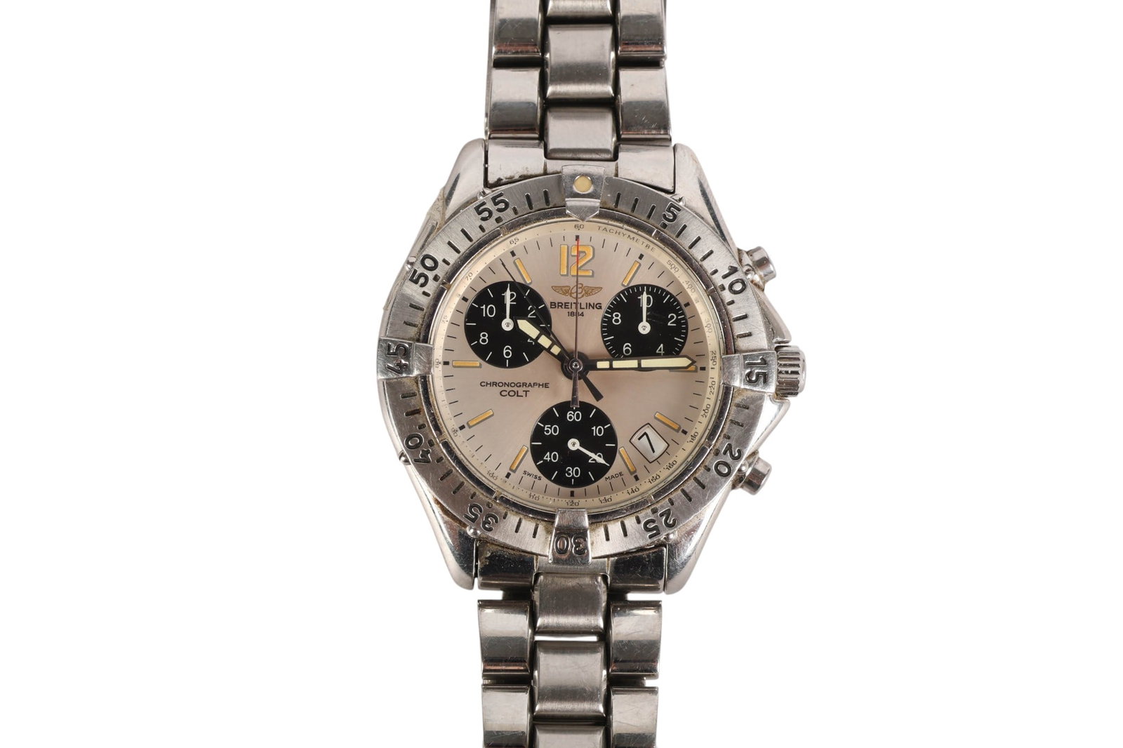 Breitling A53035 Stainless Colt Chronograph Watch (1 of 7)