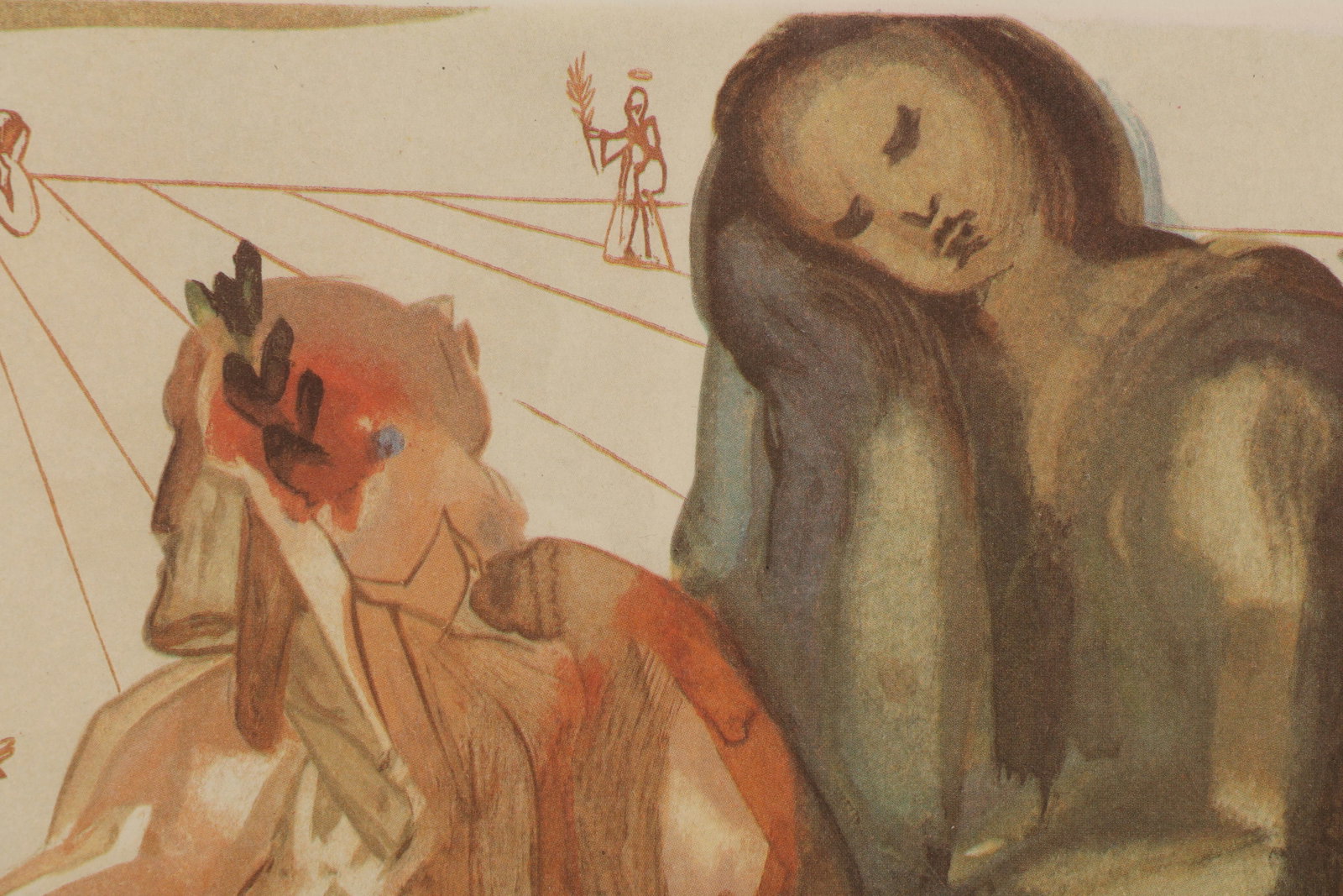 Dali 1904-1989 Serigraph from Devine Comedy SIGNED - 2