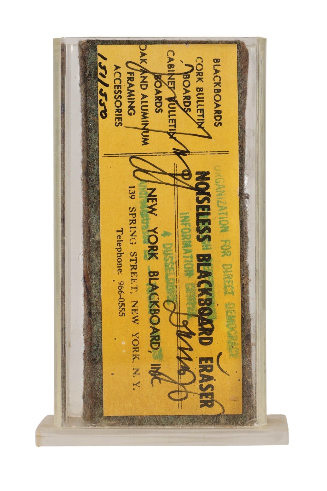 Joseph Beuys 1921-1986 Noiseless Blackboard Eraser (1 of 6)