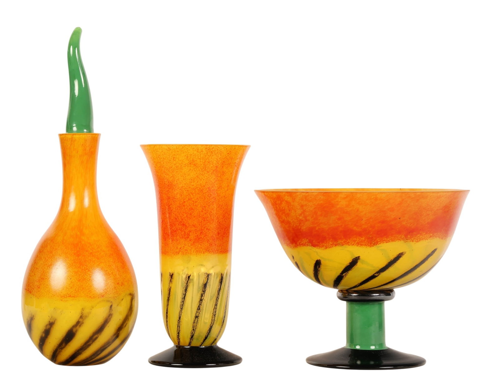 Rosenthal Studio Line Kontiki Art Glass Vessel LOT (1 of 6)