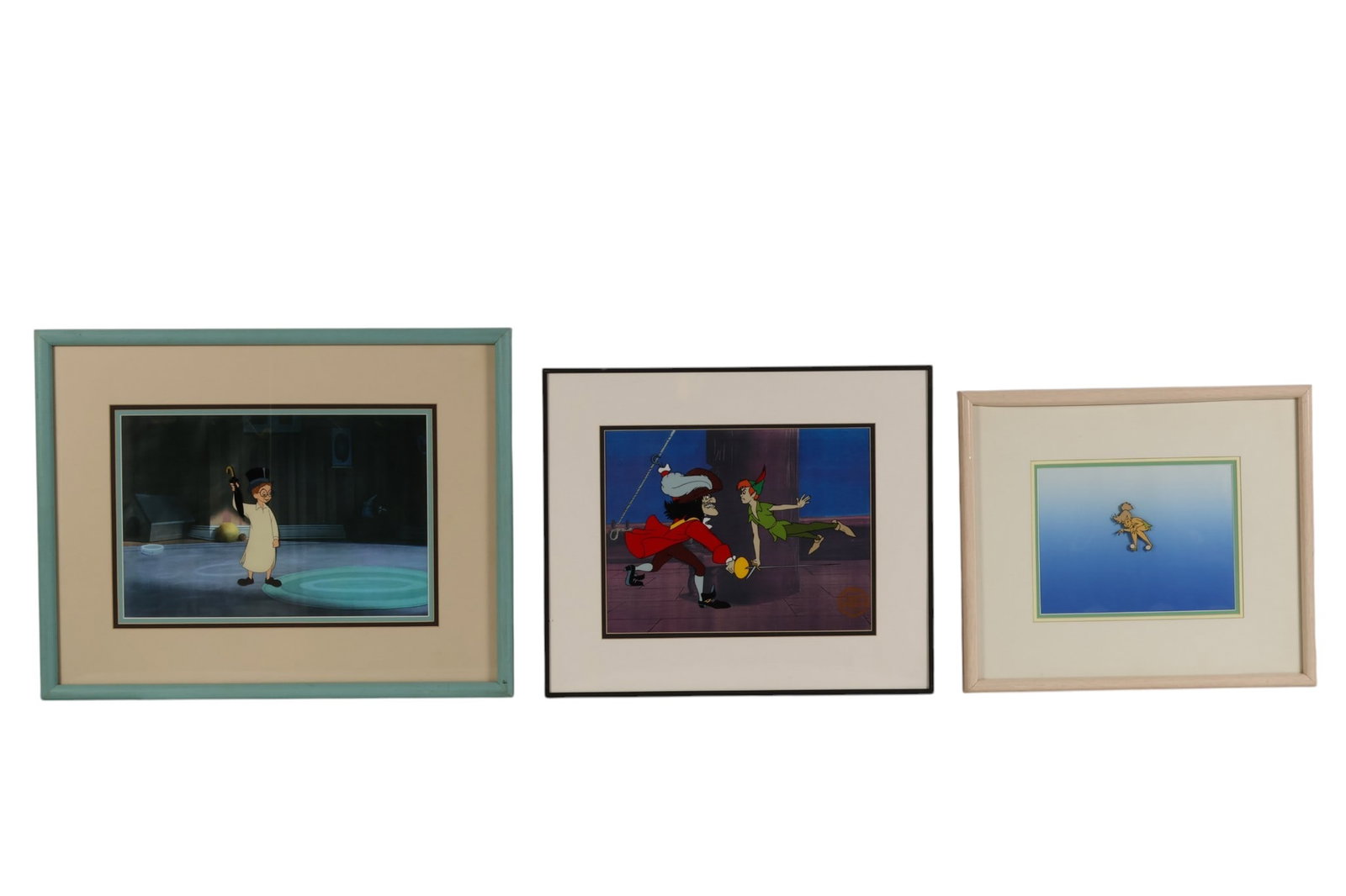 Disney Peter Pan Tinker Bell Captain Hook Cel LOT (1 of 7)