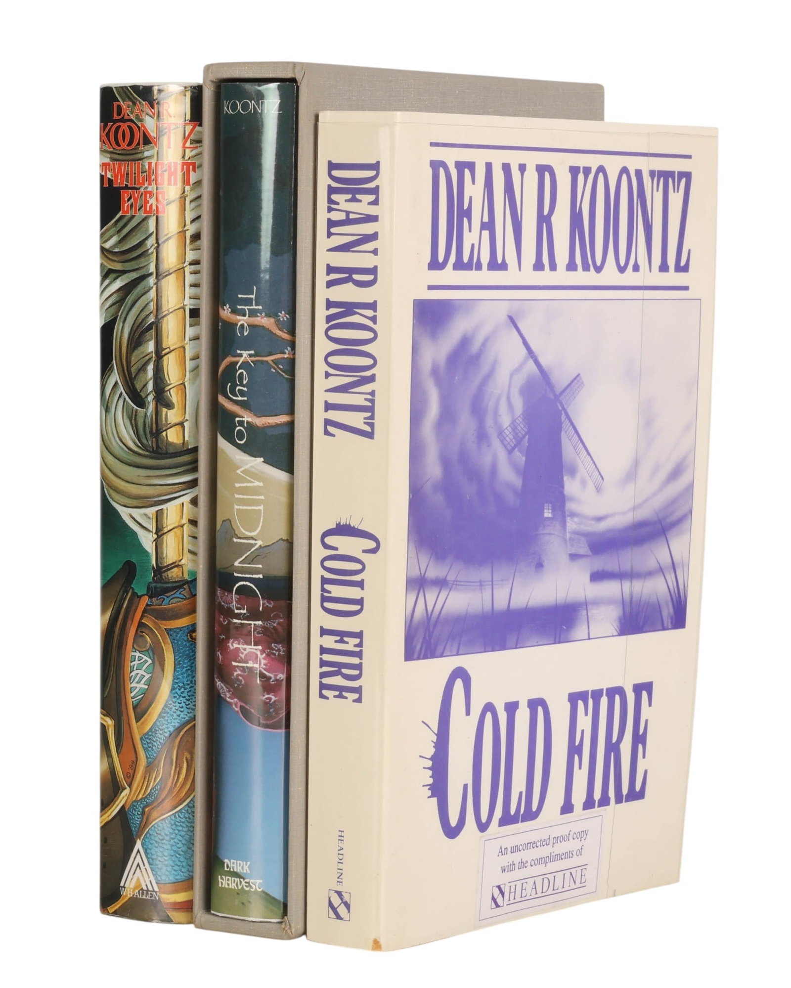 Dean Koontz b.1945 Autographed Book 3pc ESTATE LOT (1 of 7)