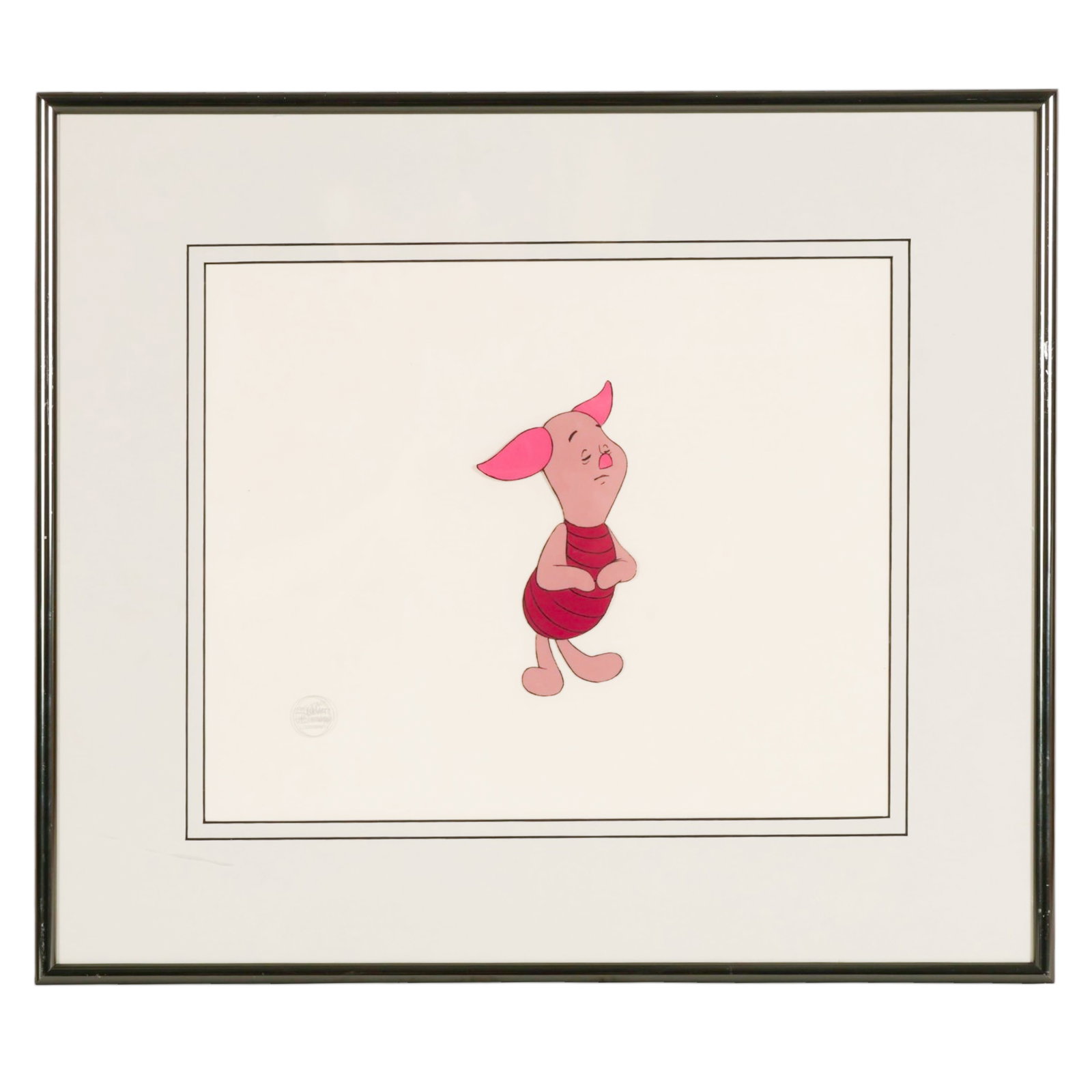 Disney Winnie The Pooh Piglet Production Cell COA (1 of 8)