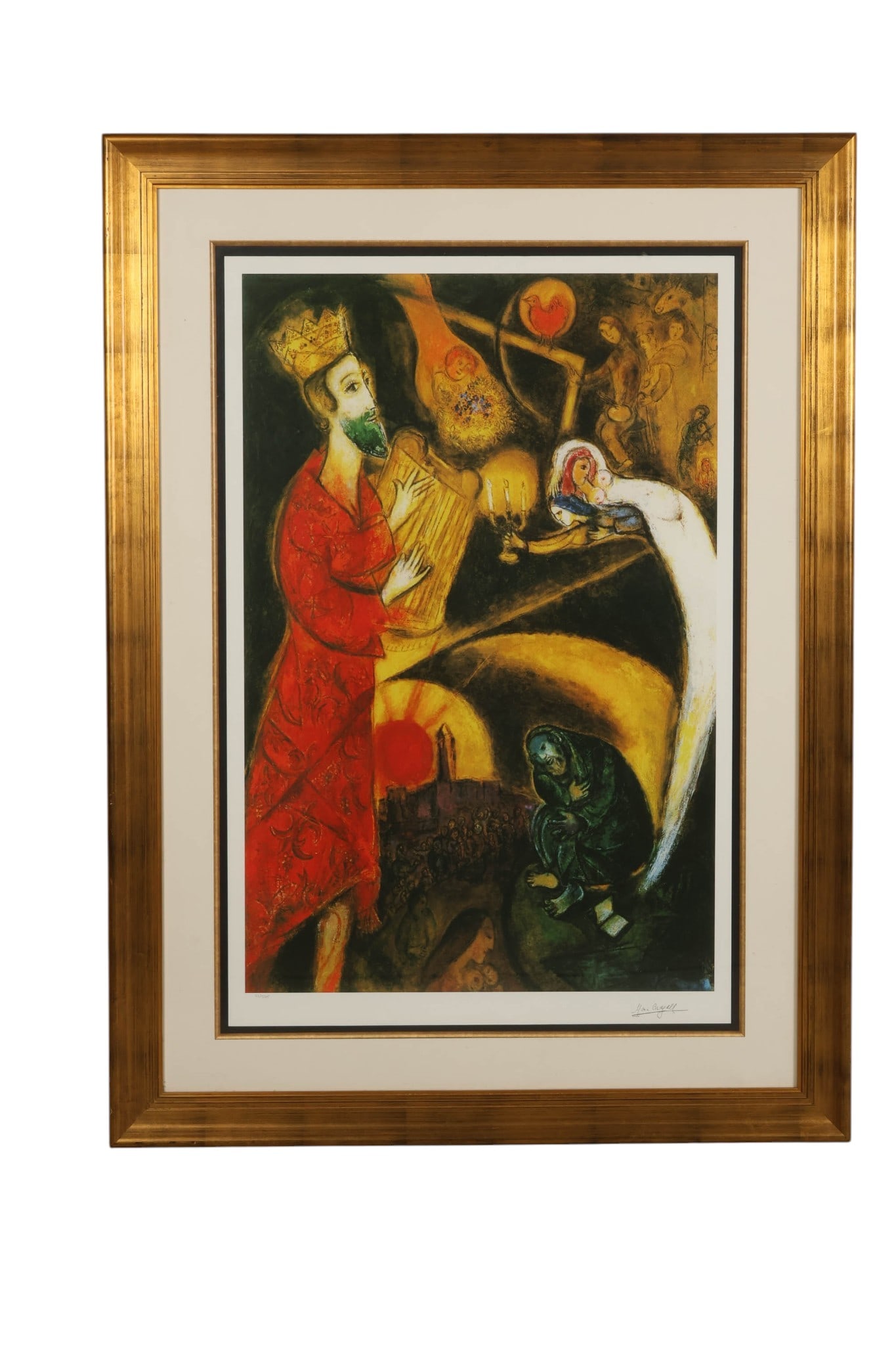 Marc Chagall 1887-1985 King David LE Lithograph (1 of 8)