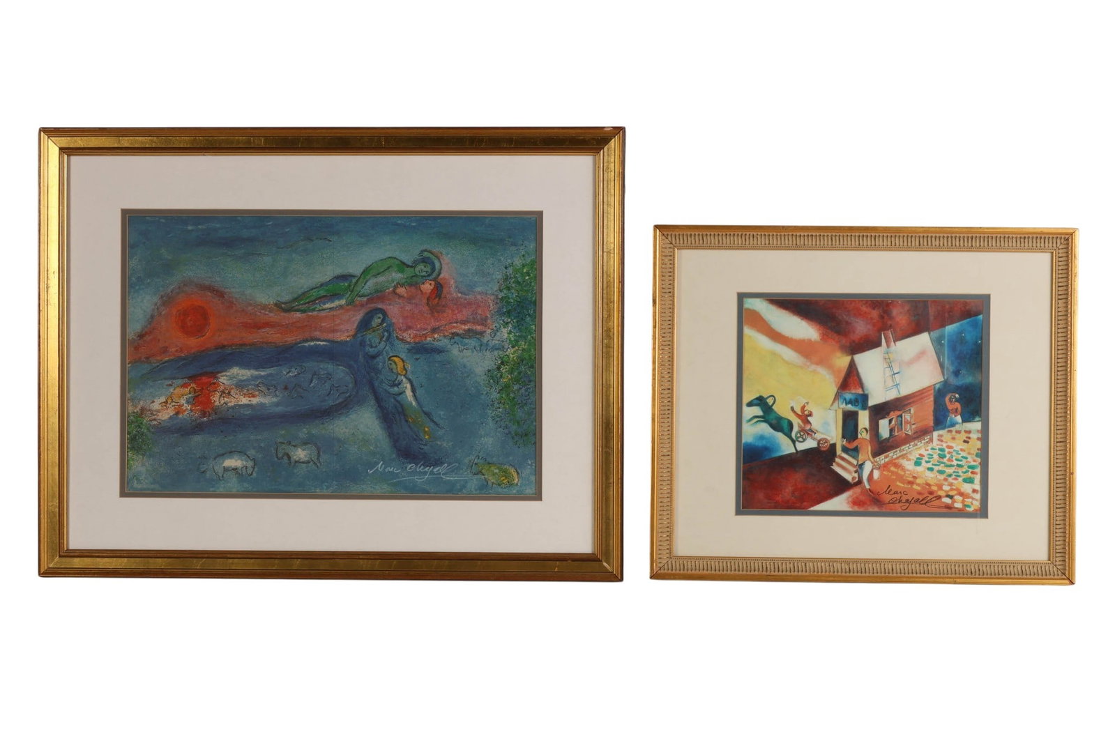 Marc Chagall 1887-1985 Figural Village Prints LOT (1 of 11)