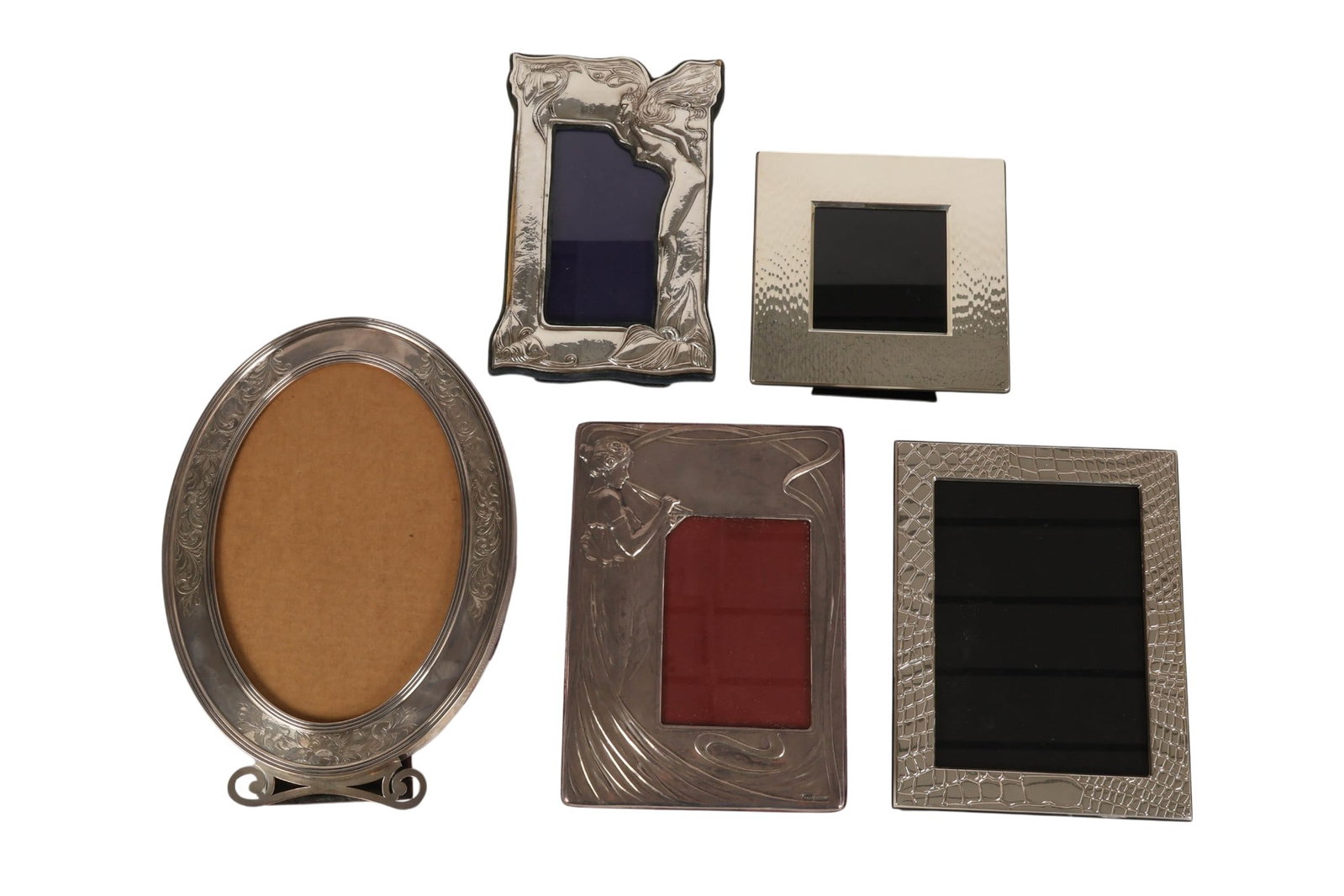 Christofle and More Sterling Photo Frames 5pc LOT (1 of 7)