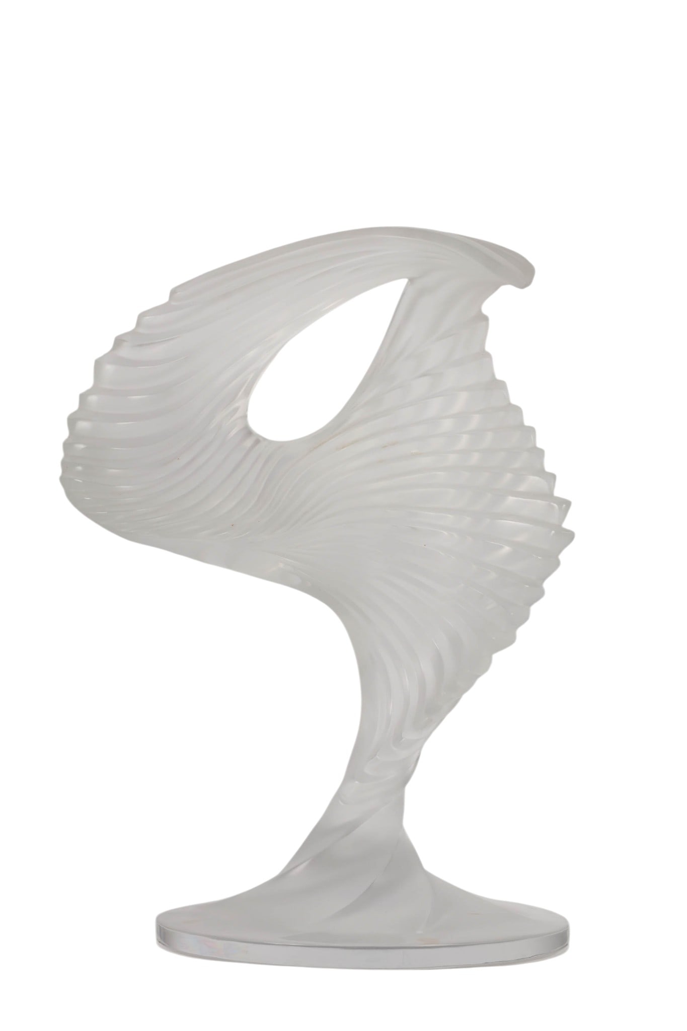 Lalique Le Trophee Clear Frosted Crystal Sculpture (1 of 6)