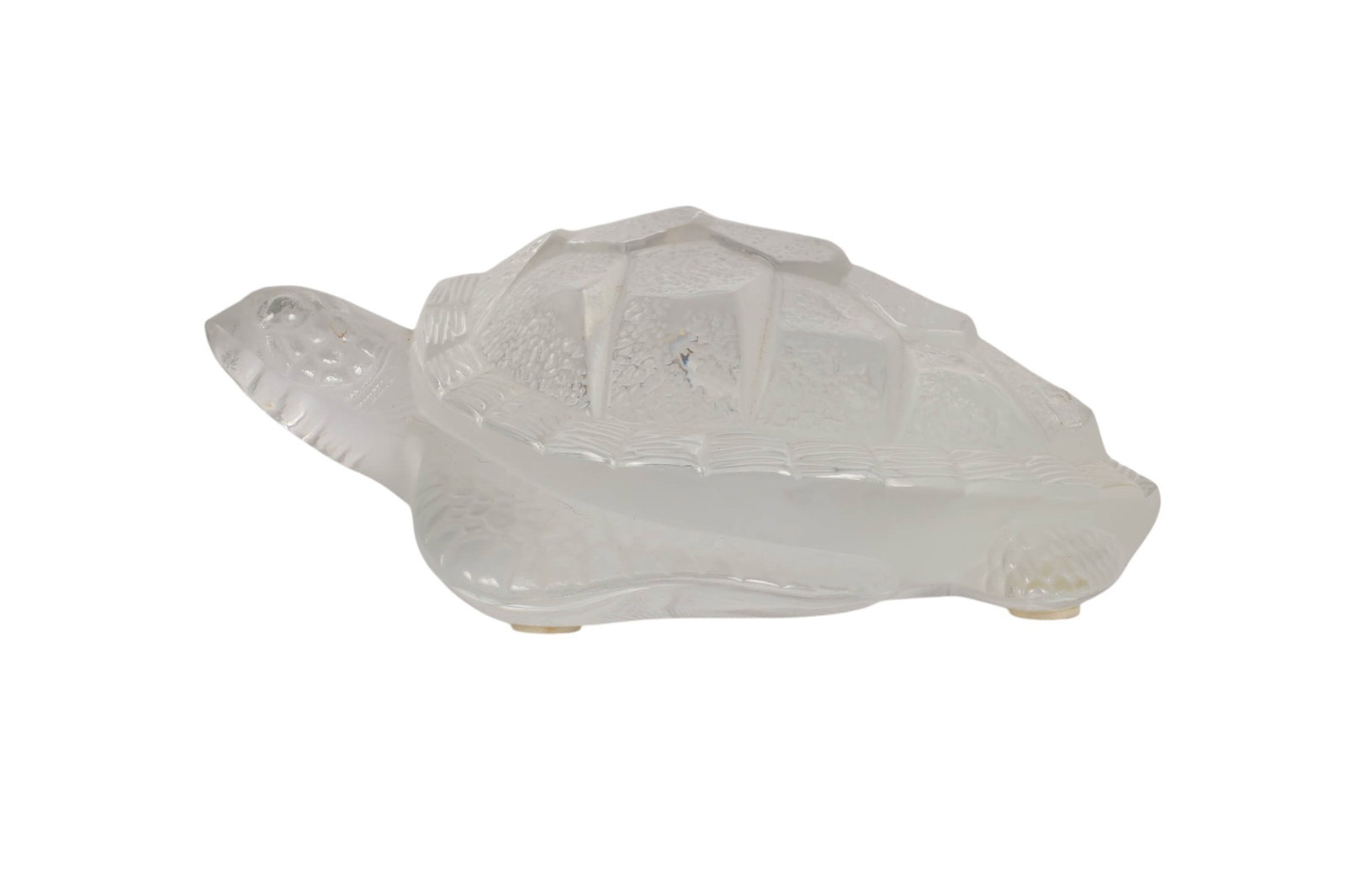 Lalique French Caretta Crystal Sea Turtle with Box (1 of 6)