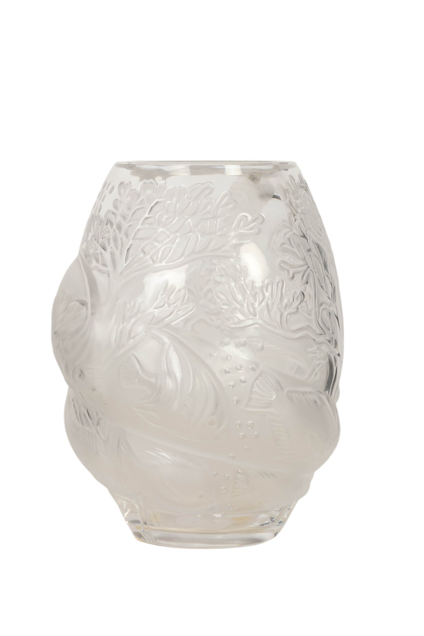 Lalique Glass Florero Tarpon Underwater Fish Vase (1 of 6)