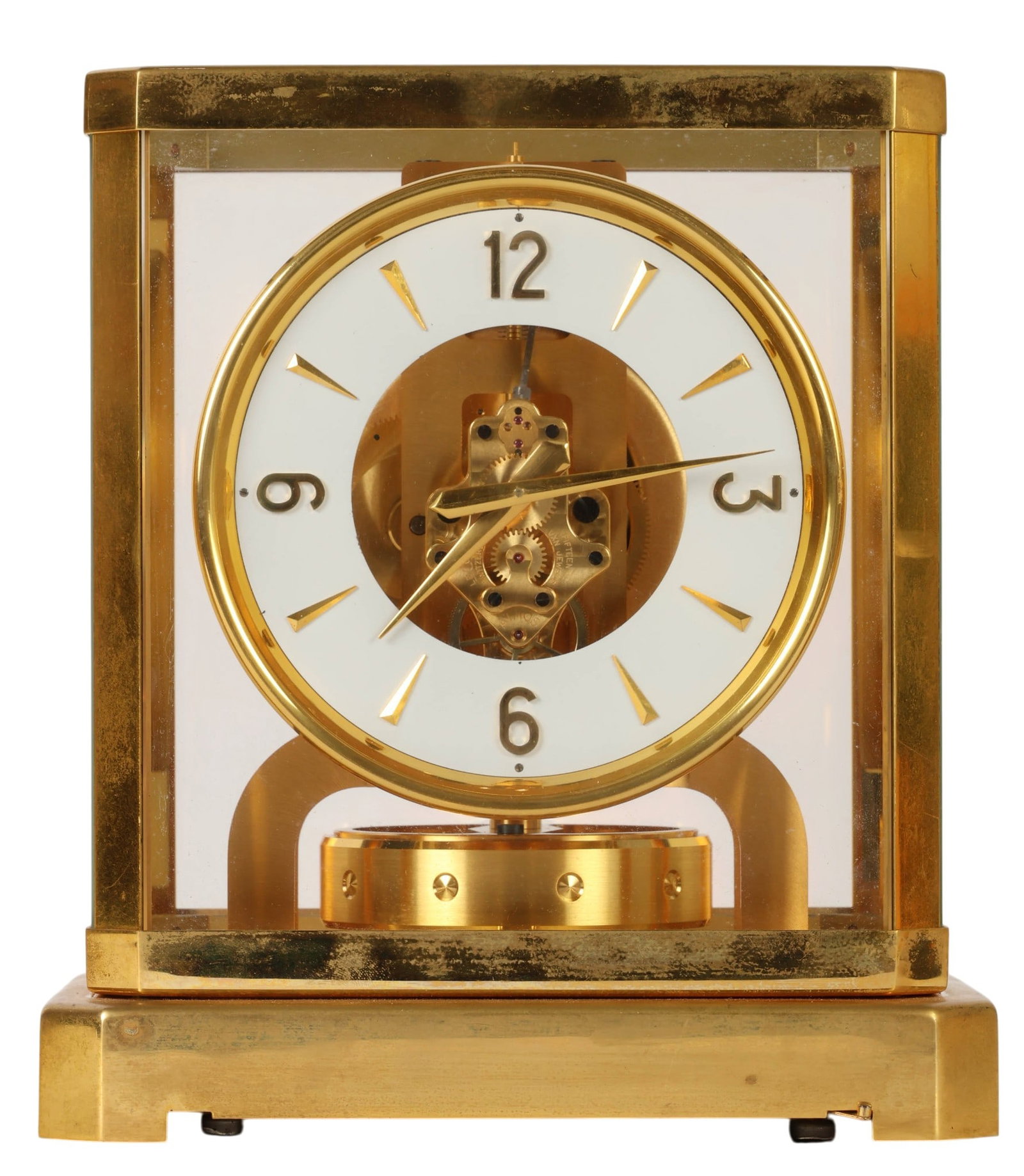 Jaeger-LeCoultre Atmos Brass & Glass Mantel Clock (1 of 8)