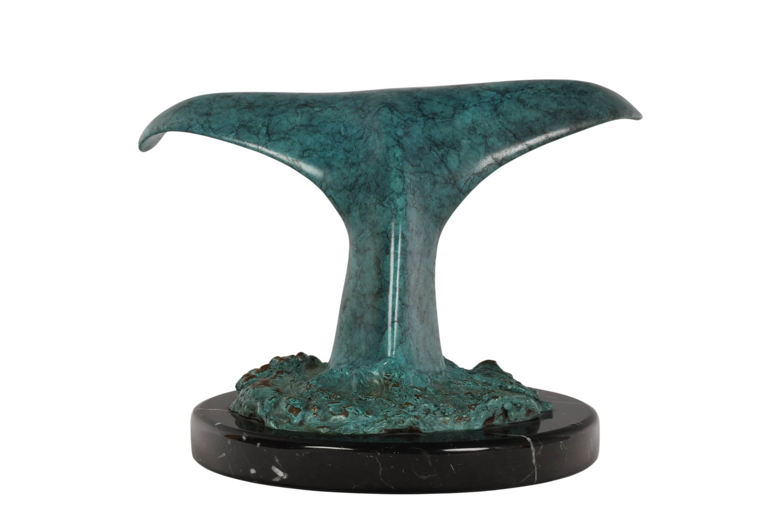 Robert Wyland b.1956 Whales Fluke Bronze Sculpture (1 of 6)