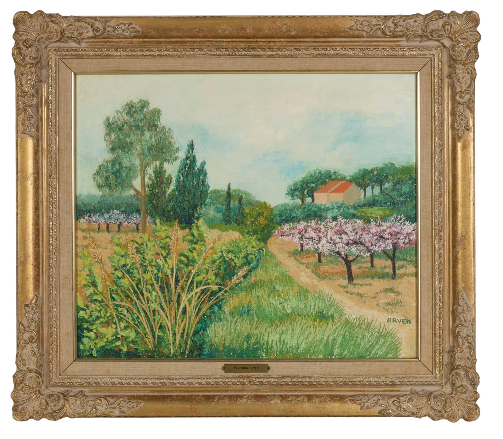Florence Arven b.1952 French Landscape Painting (1 of 6)