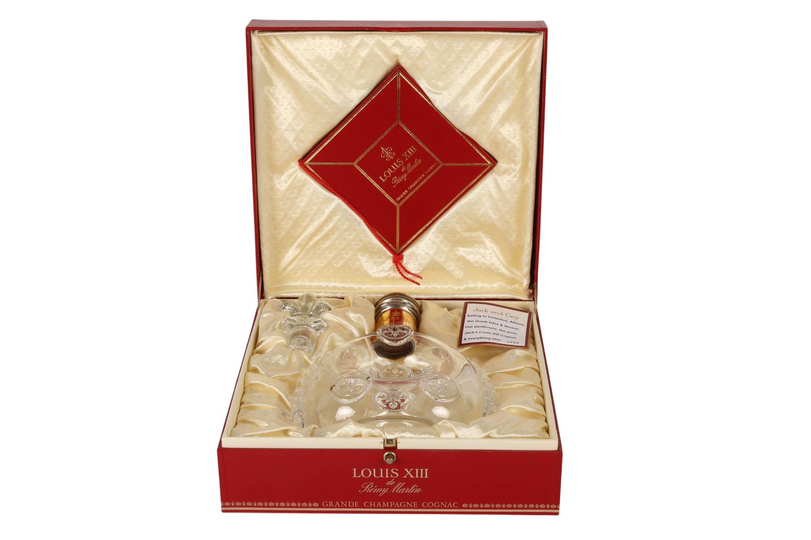 Louis XIII Remy Martin Empty Baccarat Bottle w Box (1 of 6)