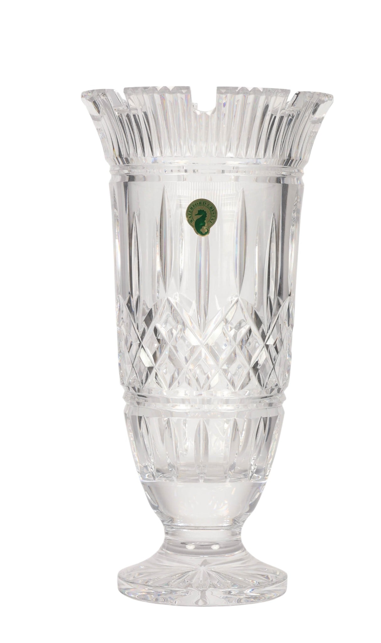 Waterford Lismore Castle Irish Clear Crystal Vase (1 of 6)