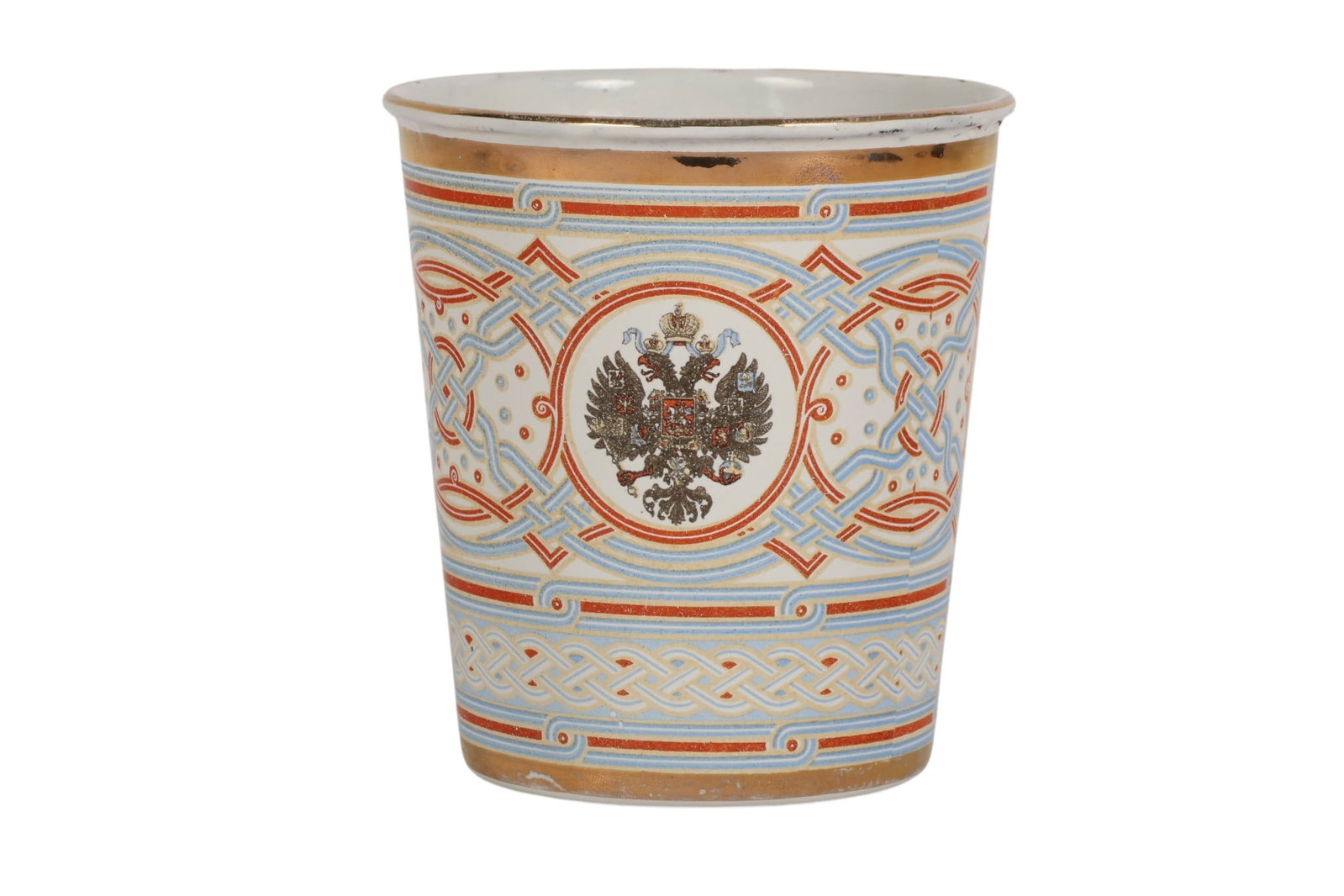 1896 Coronation of Tsar Nicholas II Enamel Beaker (1 of 6)