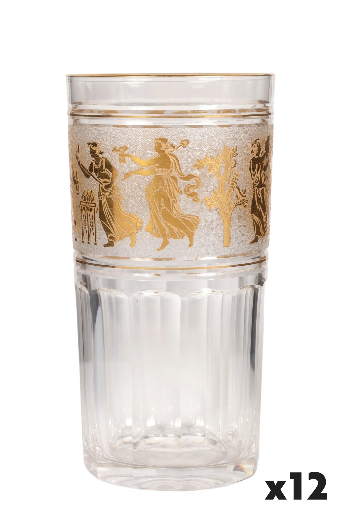 Val St Lambert Dans de Flore 9oz Flat Tumbler 12pc (1 of 6)