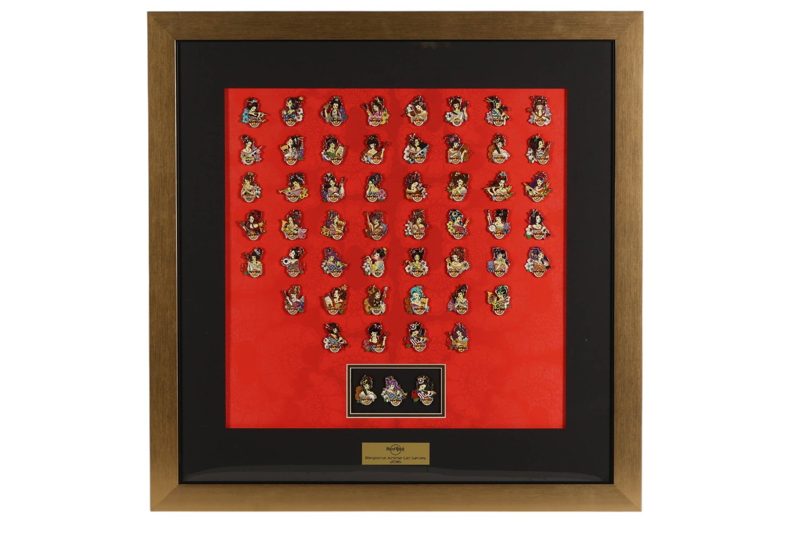 Hard Rock Cafe Regional Anime Girl Pins 53pc SET (1 of 8)