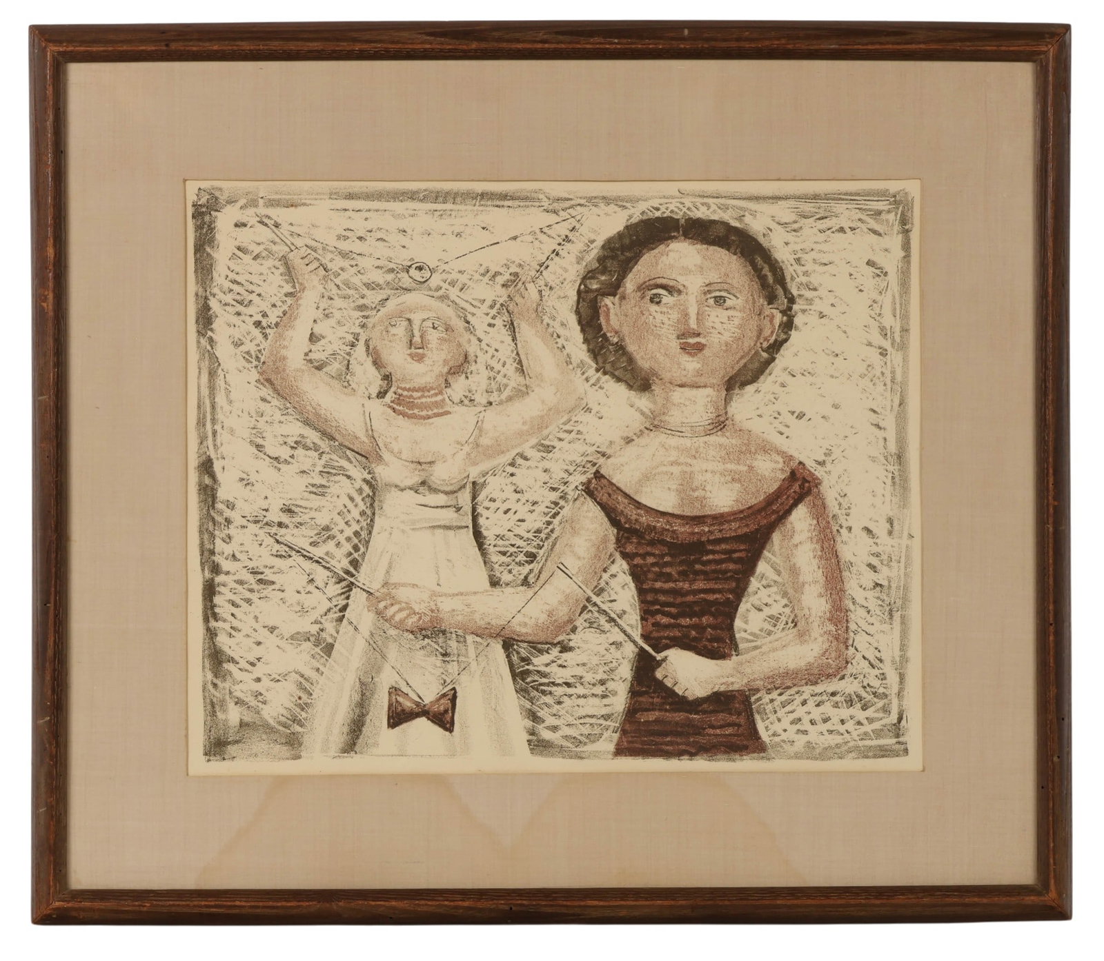 Massimo Campigli 1895-1971 Gioco Rocchetto Litho (1 of 6)
