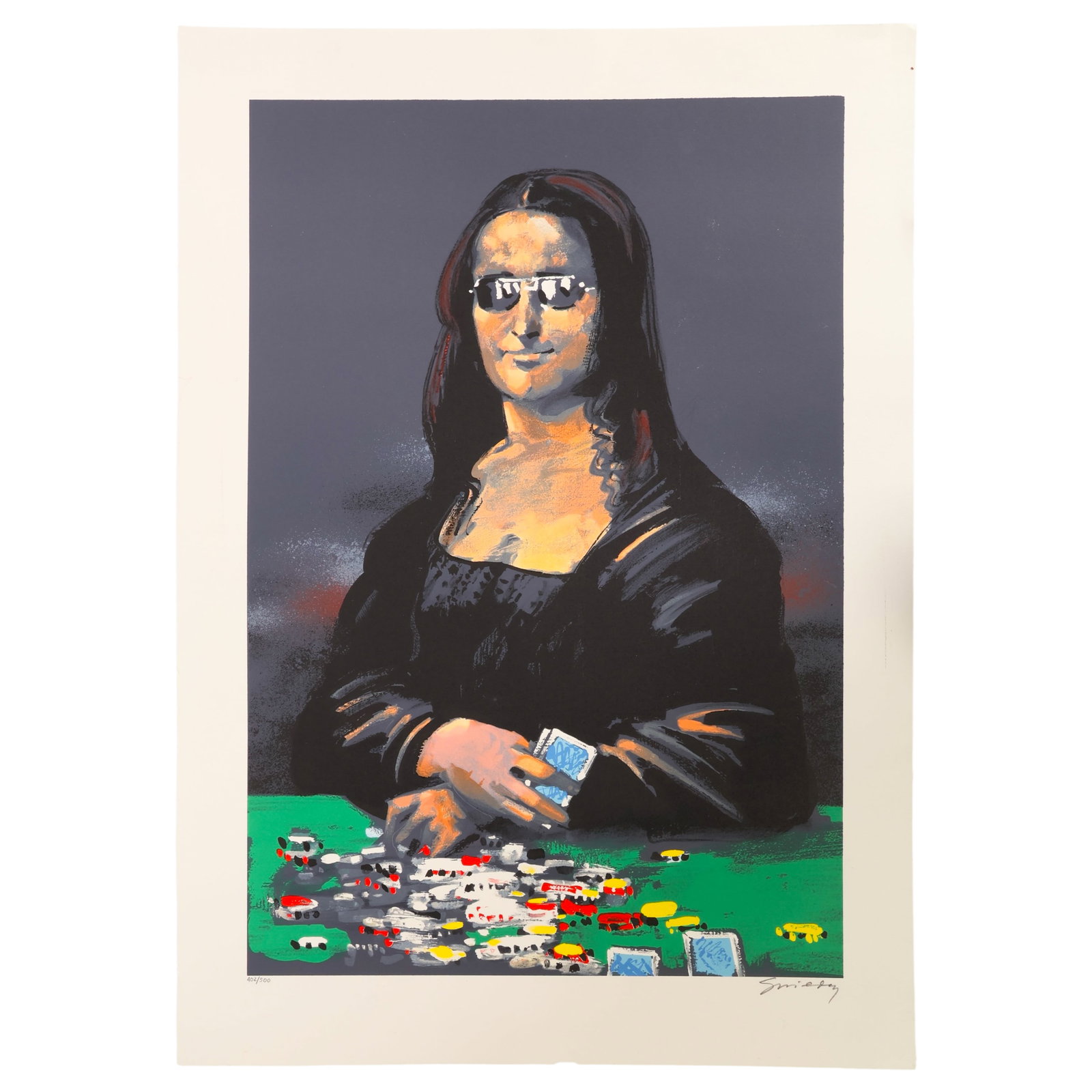Waldemar Swierzy 1931-2013 Poker Face Litho SIGNED (1 of 6)
