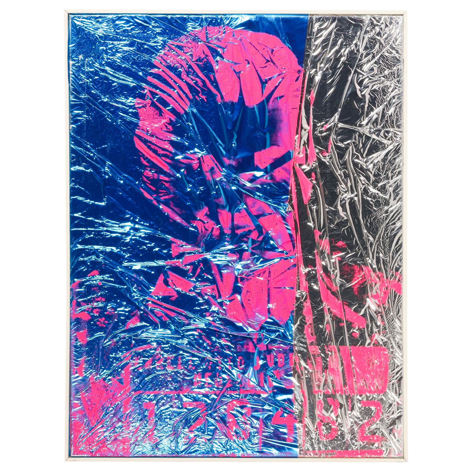 Shane Bowden b.1974 Metallic Foil Pop Art Painting (1 of 7)