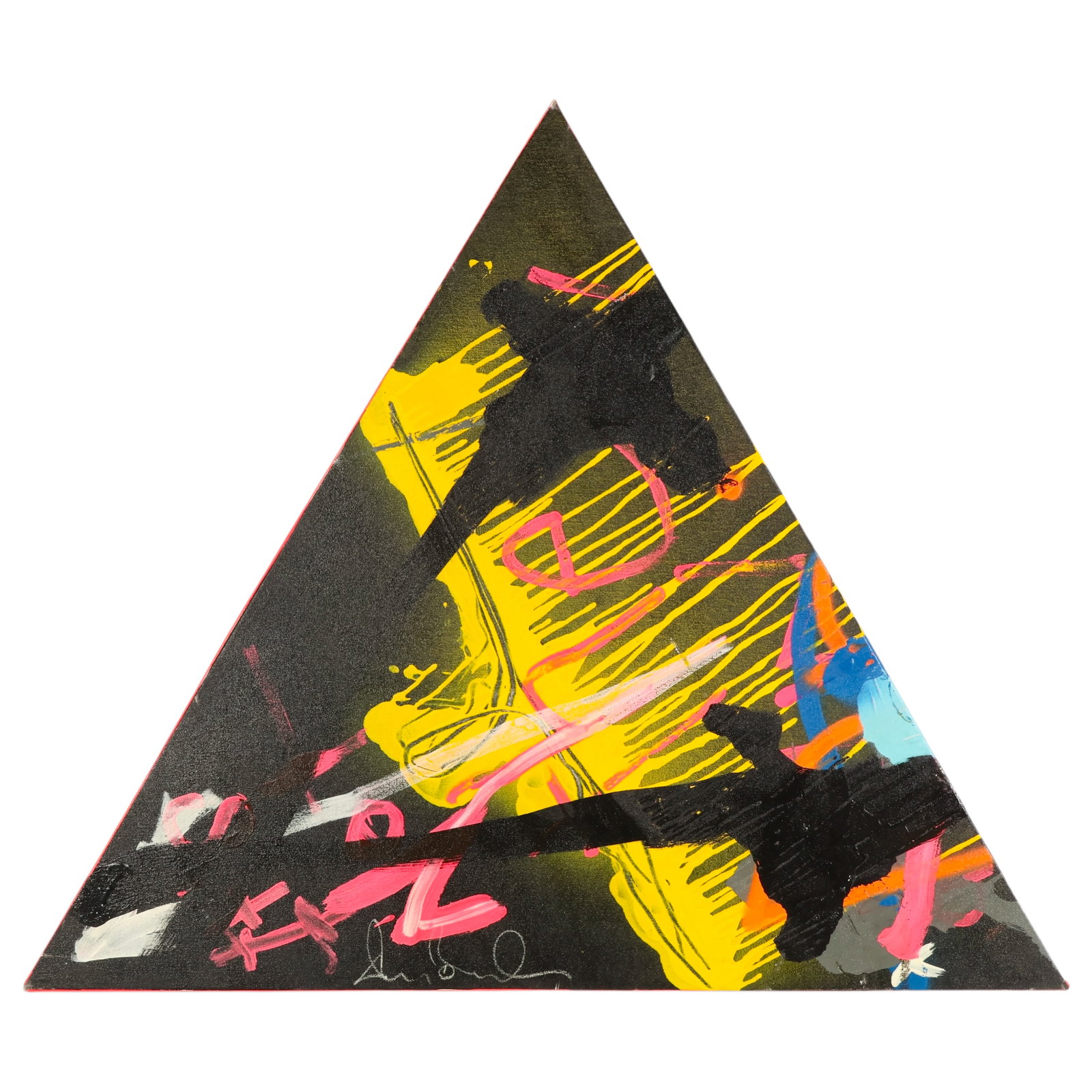 Shane Bowden b.1974 Dizziness Triangular Painting (1 of 7)