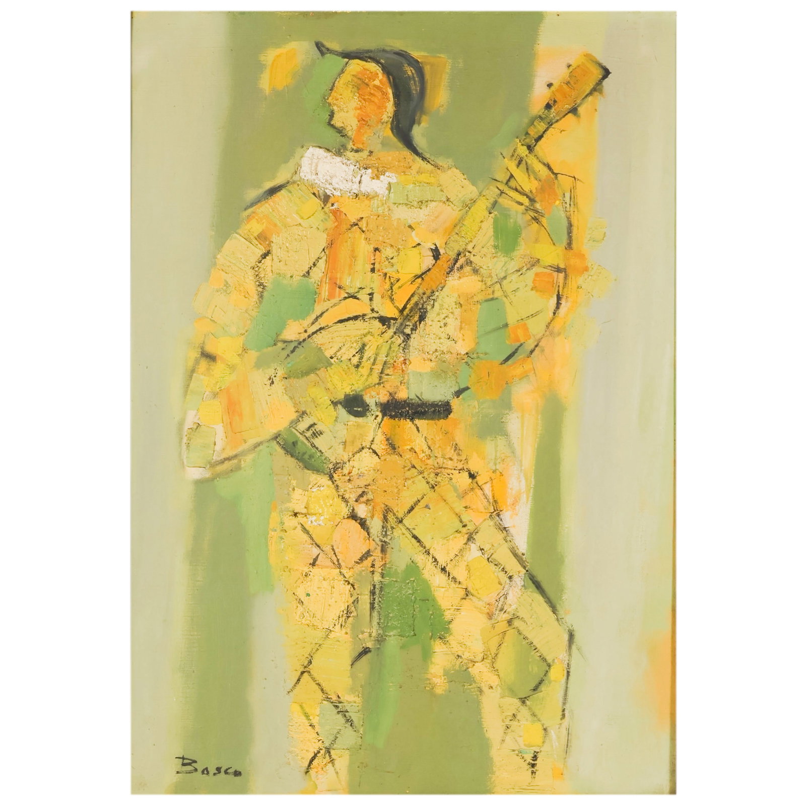 Pierre Bosco 1909-1931 Figural Musician Painting (1 of 7)