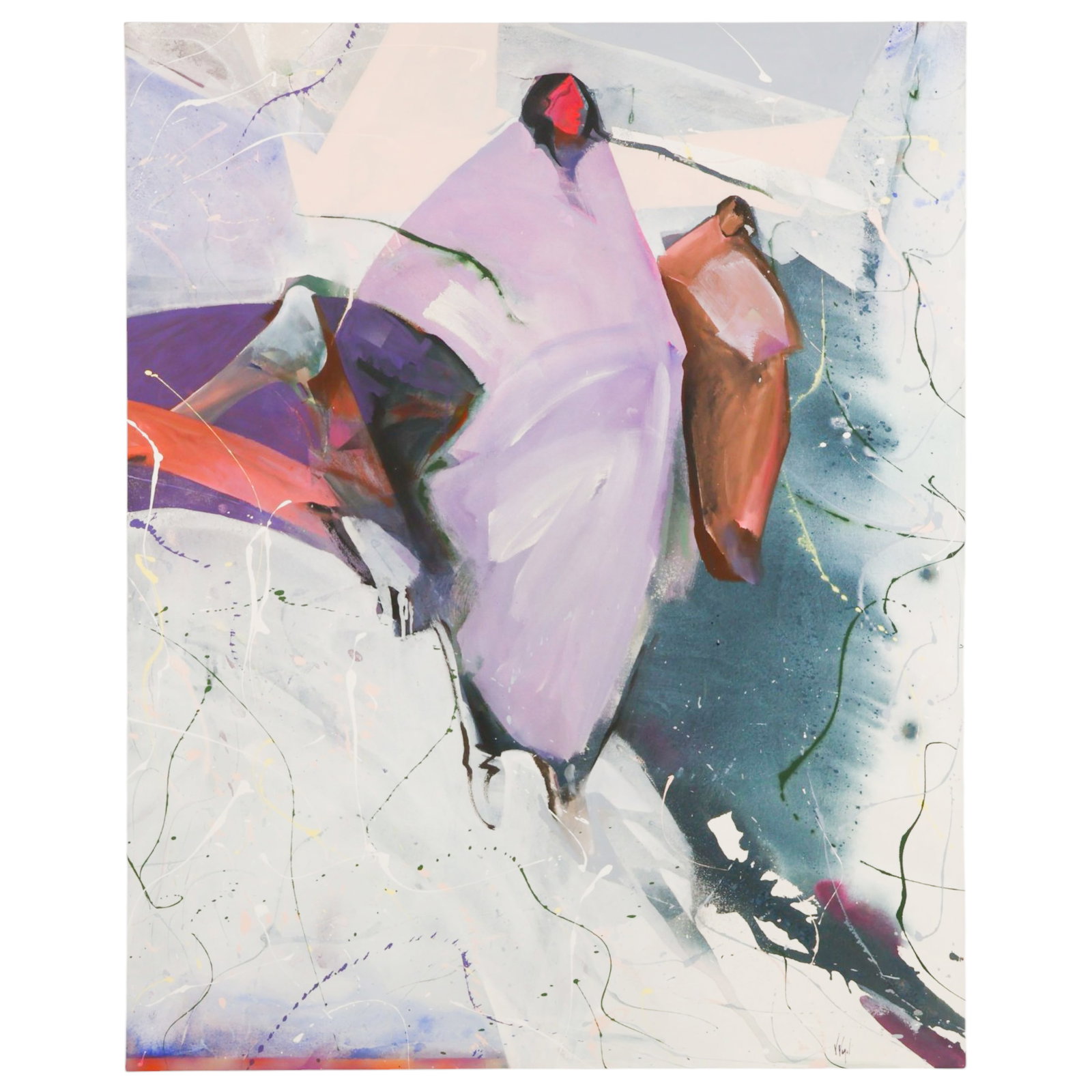 Veloy Vigil 1931-1997 The "Sweet Grass" Painting (1 of 7)