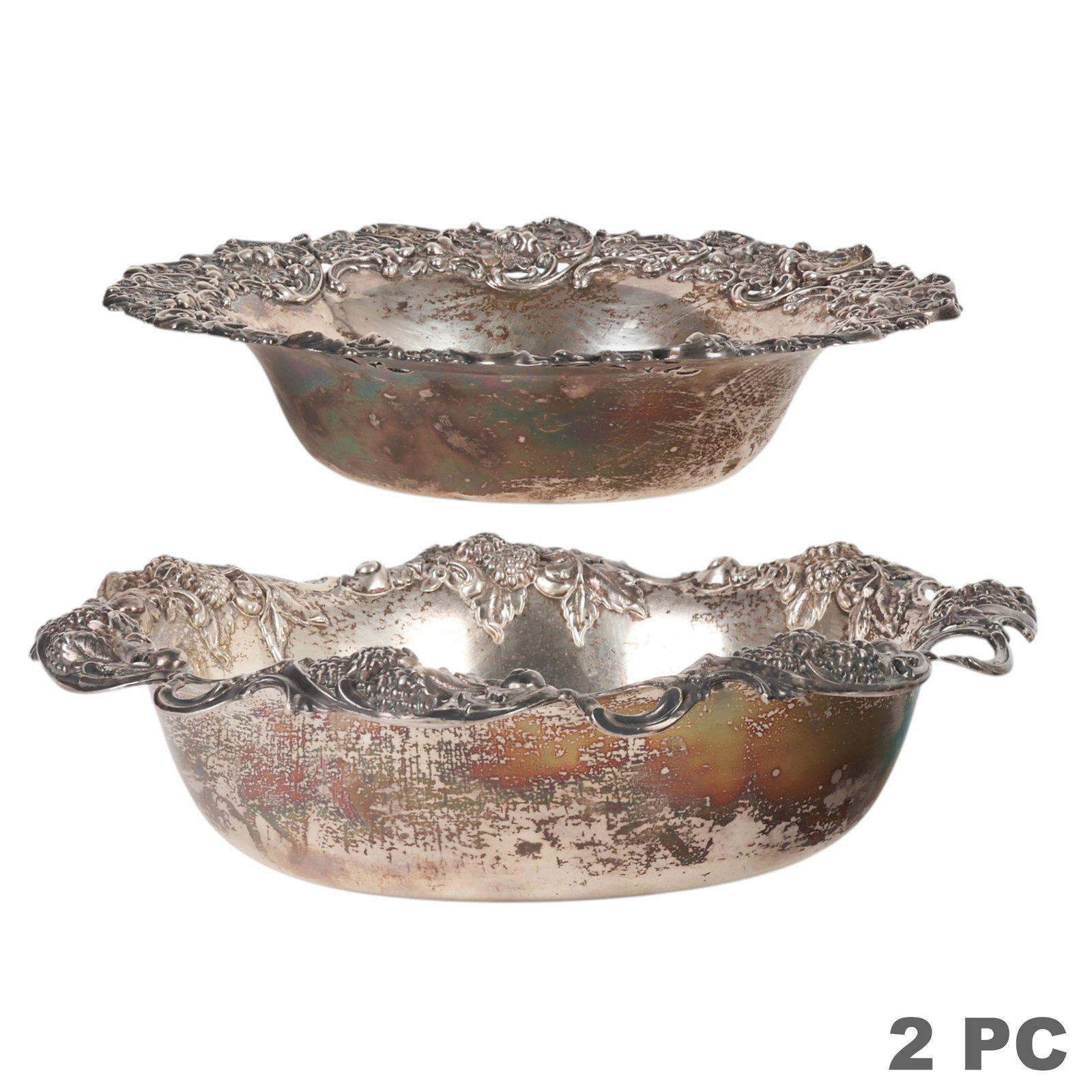 Sterling Silver Tiffany Bowl and More 2pc LOT 860g (1 of 7)