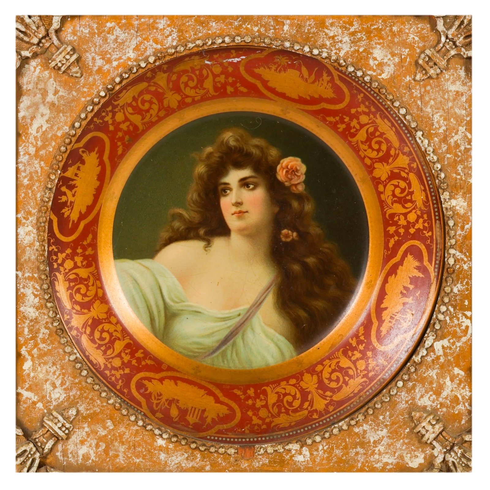 Coca-Cola circa 1908-1912 Vienna Portrait Plate (1 of 8)
