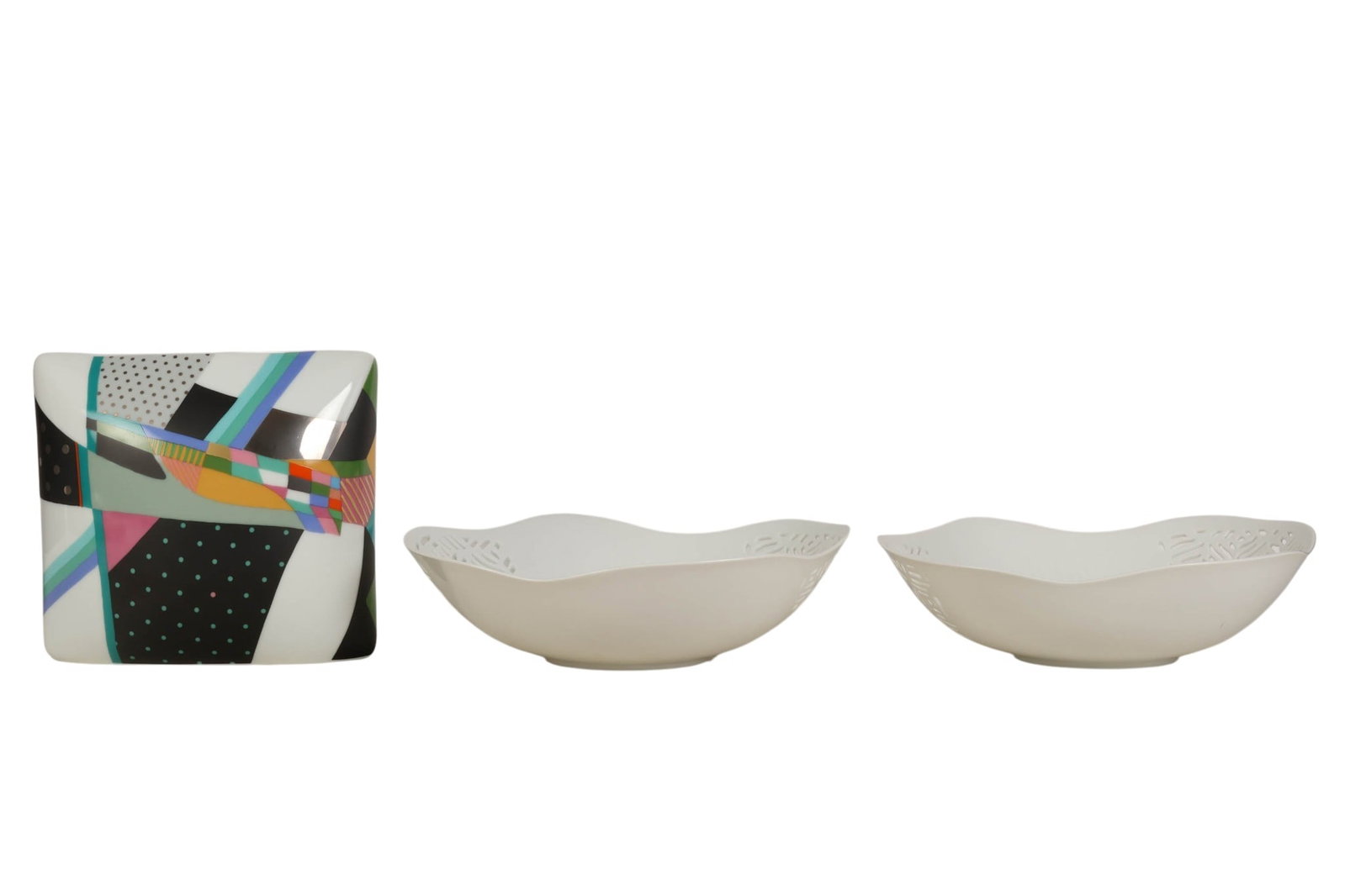 Rosenthal Studio Line Bowls & Pillow Vase 3pc LOT (1 of 7)