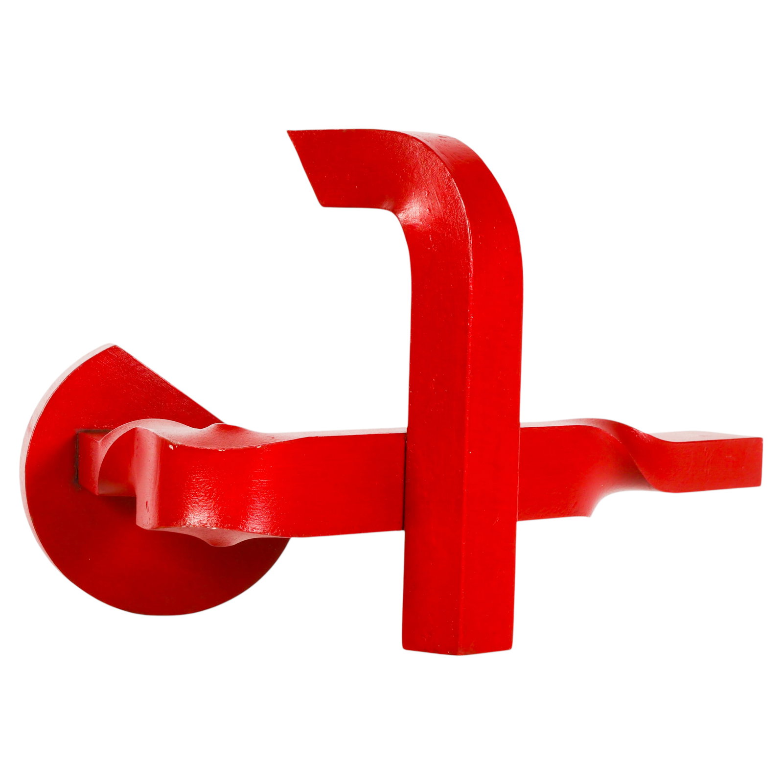 David Stromeyer b1946 Abstract Red Metal Sculpture (1 of 7)