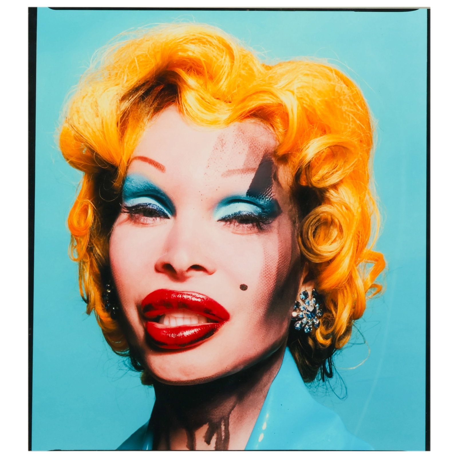 David LaChapelle b. 1963 Warhol's Marilyn C Print: David LaChapelle (American, born 1963), Amanda as Andy Warhol's Marilyn Monroe, 2003, digital C-print photograph depicting Amanda Lepore, the renowned American model, performer, transgender icon, and 