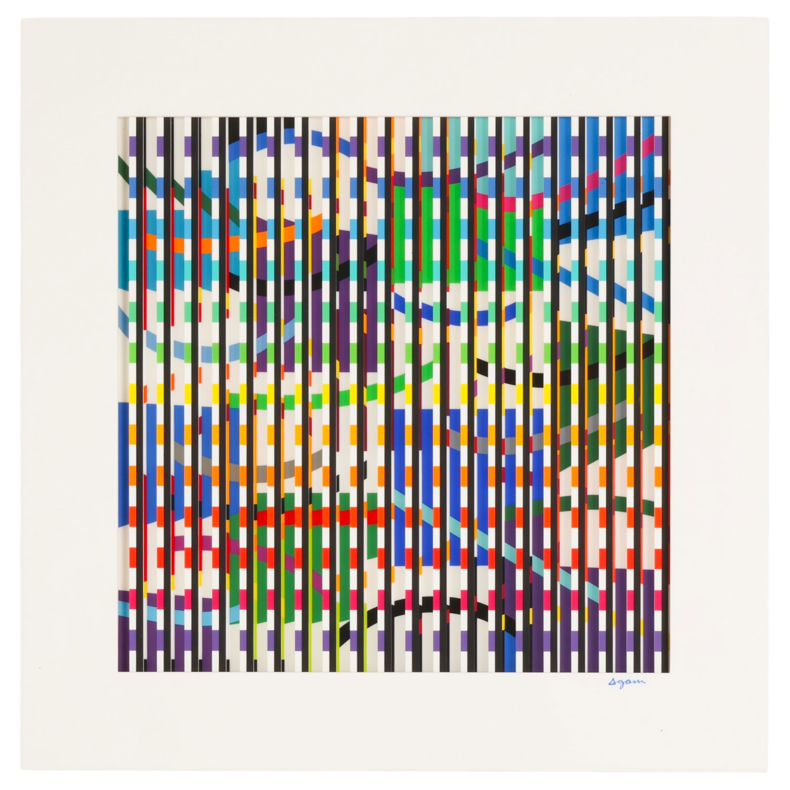 Yaacov Agam b.1928 Multigraph Serigraph LE SIGNED (1 of 9)