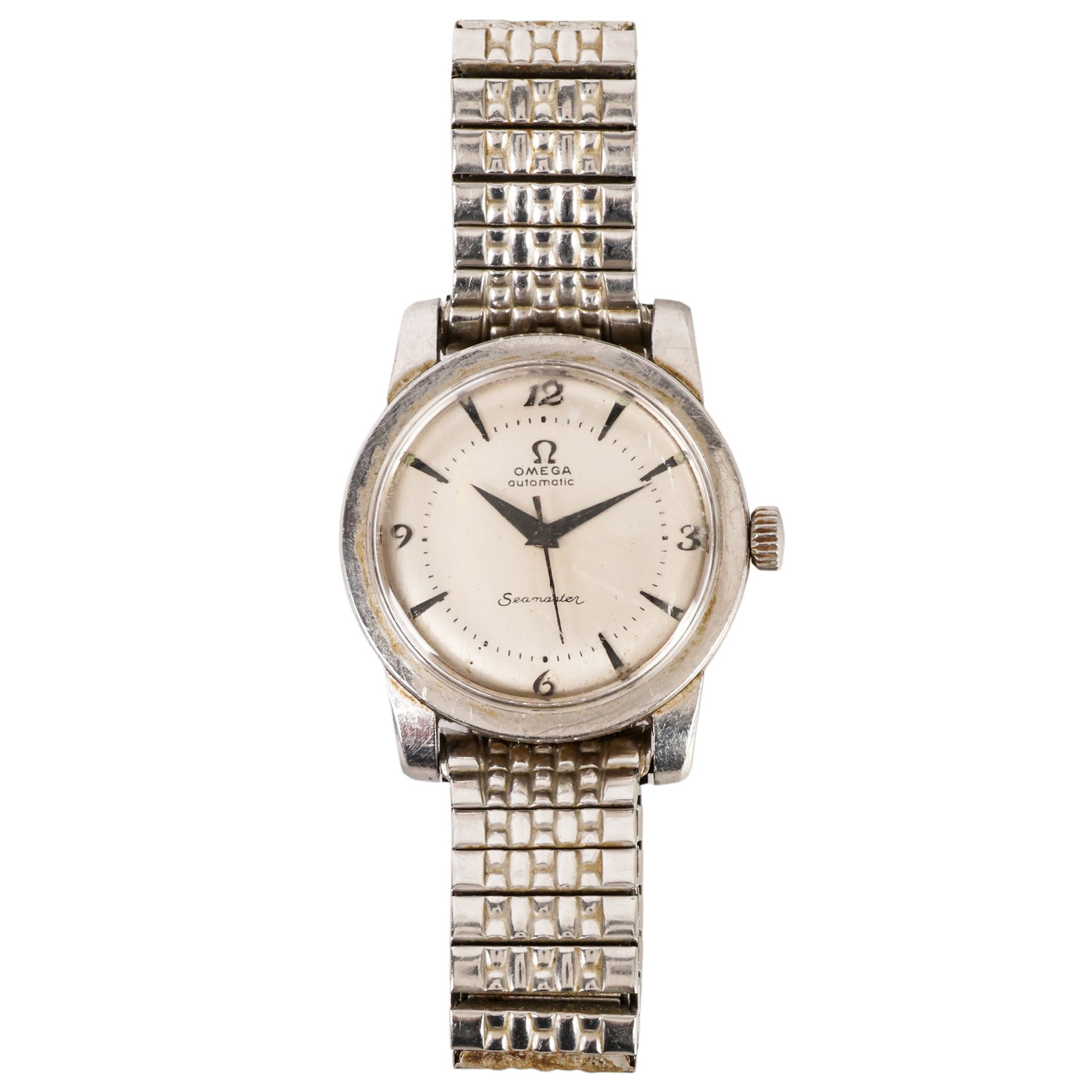 1960s Omega Seamaster Stainless Steel Wrist Watch (1 of 6)