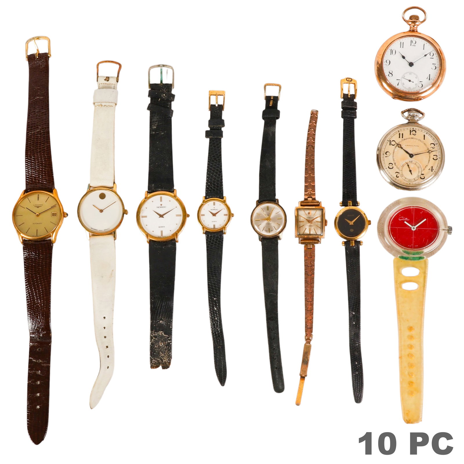 Movado Gucci Longines Wristwatch and MORE 10pc LOT (1 of 7)