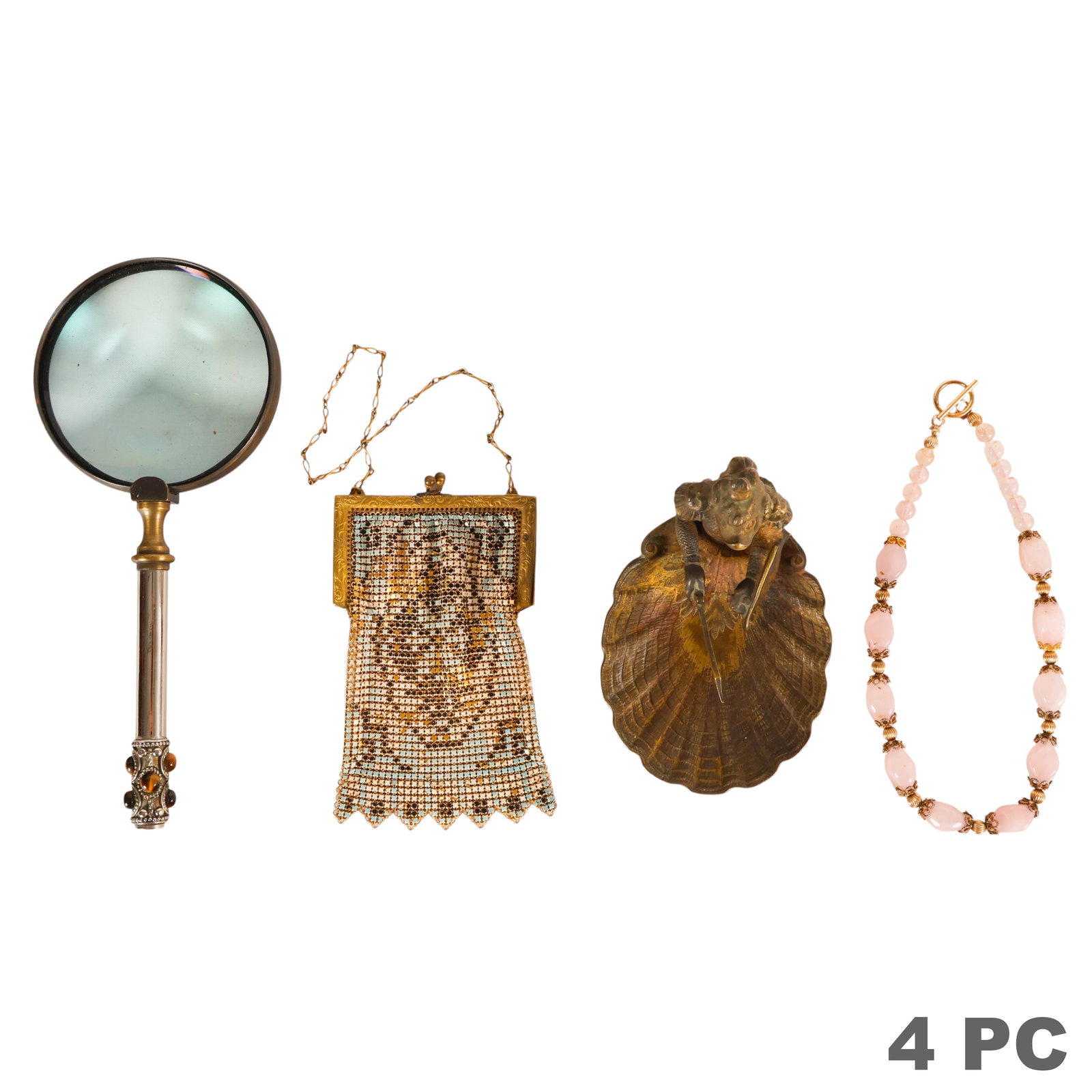 Tazza Purse Quartz Necklace and Magnify Glass LOT (1 of 6)