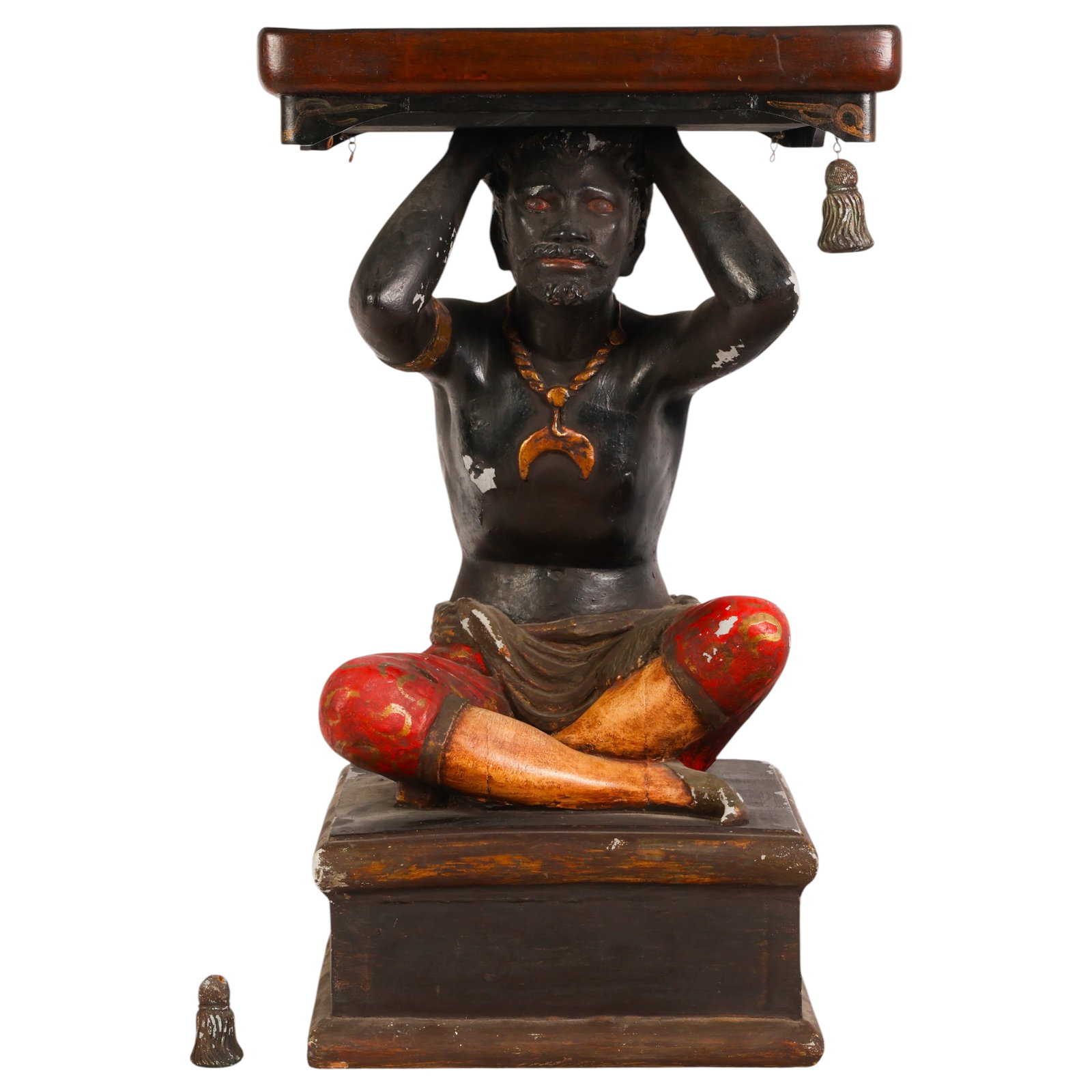 Antique Venetian Figural Blackamoor Nubian Table (1 of 6)