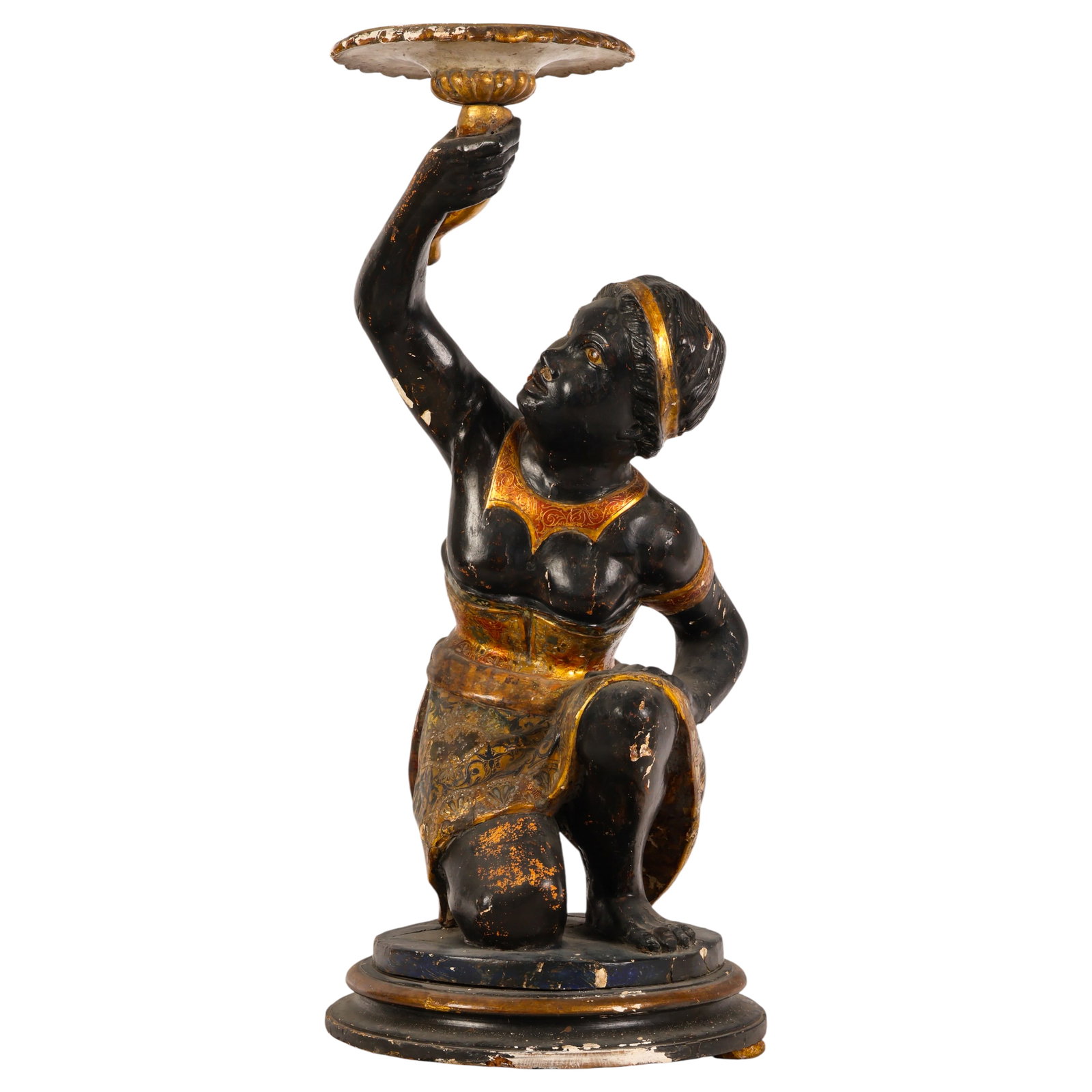 Antique 19C Venetian Style Blackamoor Nubian Table (1 of 6)