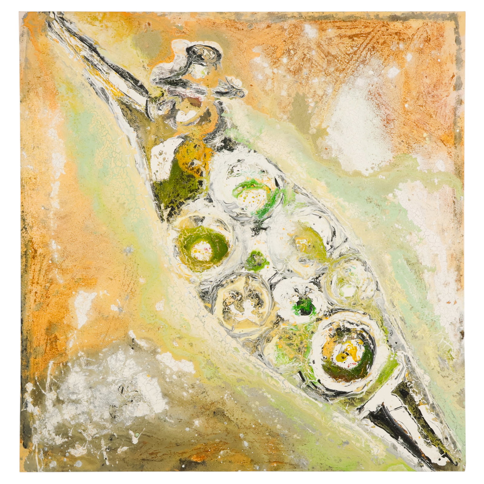 Horst Kohlem b.1947 Float Market Abstract Painting (1 of 8)