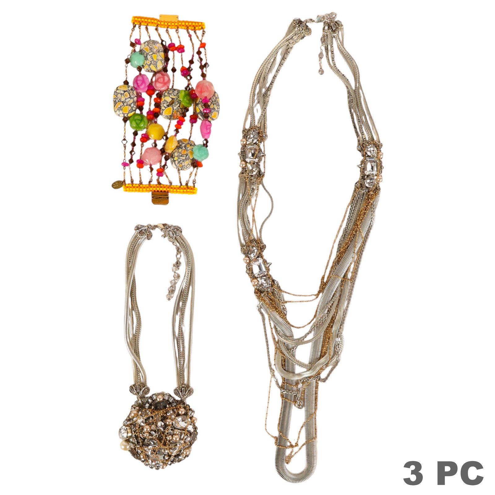 Erickson Beamon Bracelet and Necklaces 3pc LOT (1 of 6)
