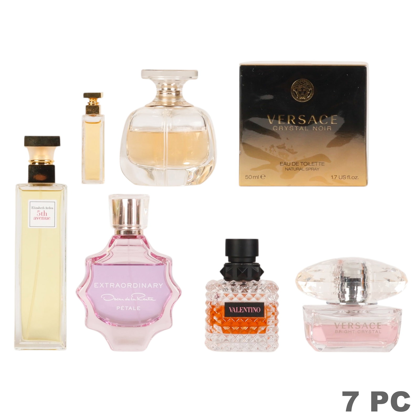Versace Valentino Lalique and MORE Perfume 7pc LOT (1 of 7)